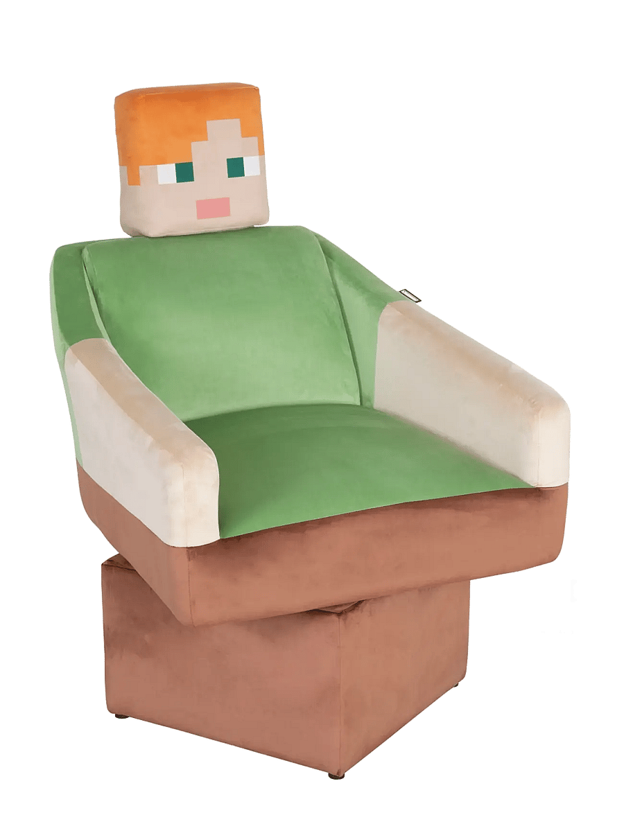 Minecraft - Alex Swivel Chair, with Armrests and Headrest - gamingmöbler - multicolor - 3