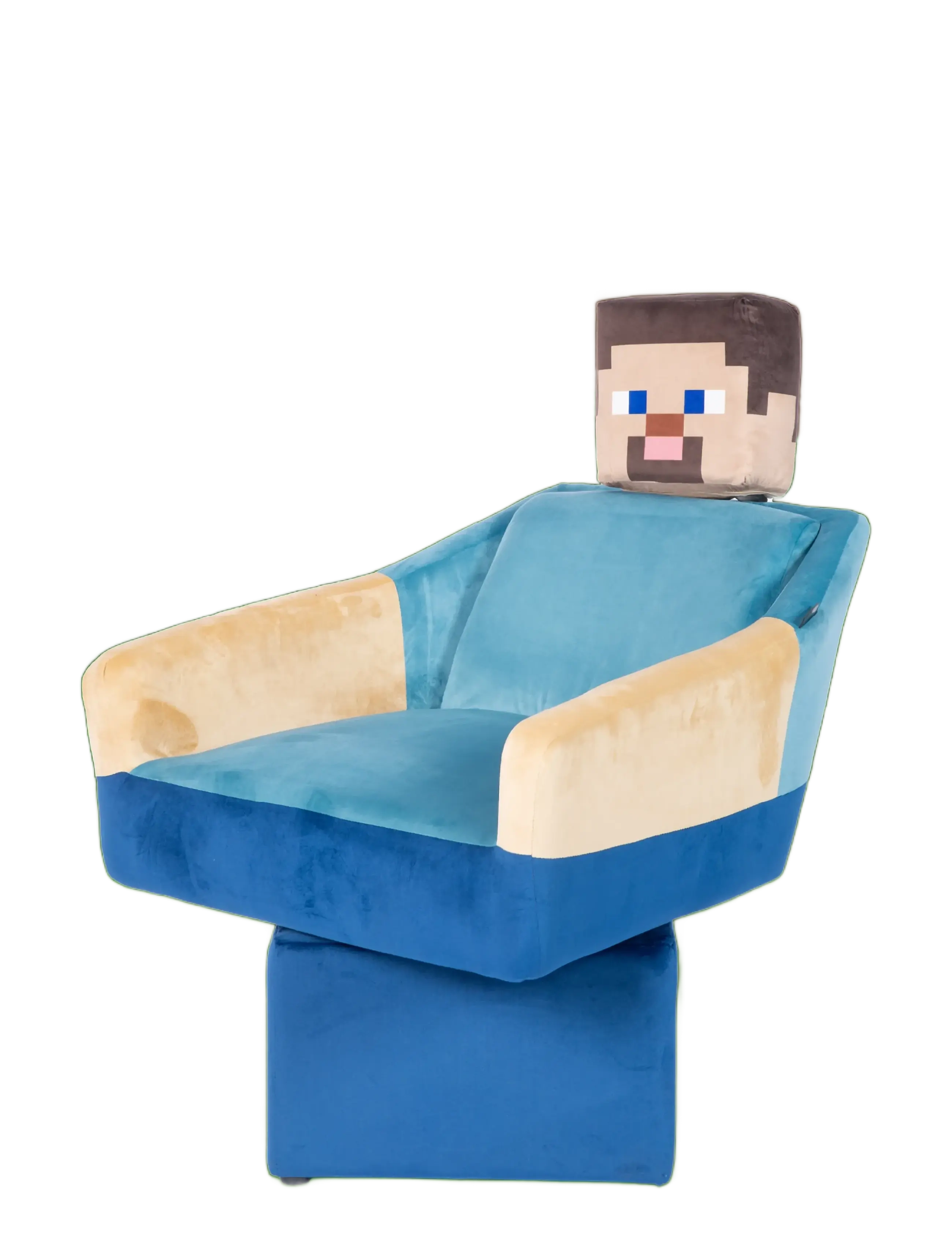 Minecraft - Steve Swivel Chair, with Armrests and Headrest - gamingmöbler - multicolor - 4