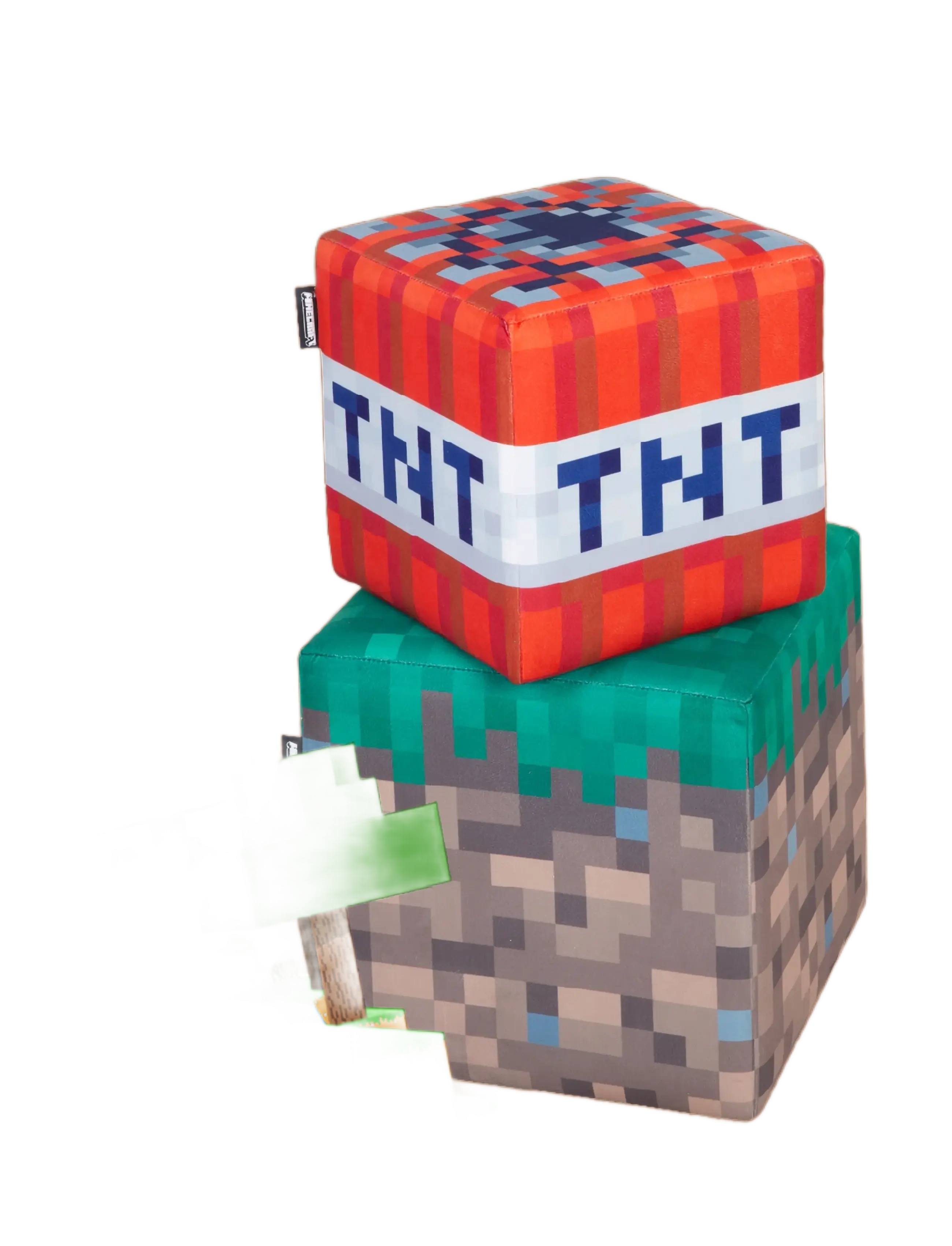 Minecraft - Pouf, Ottoman, Set of 2, Upholstered - gaming-möbel - multicolor - 5
