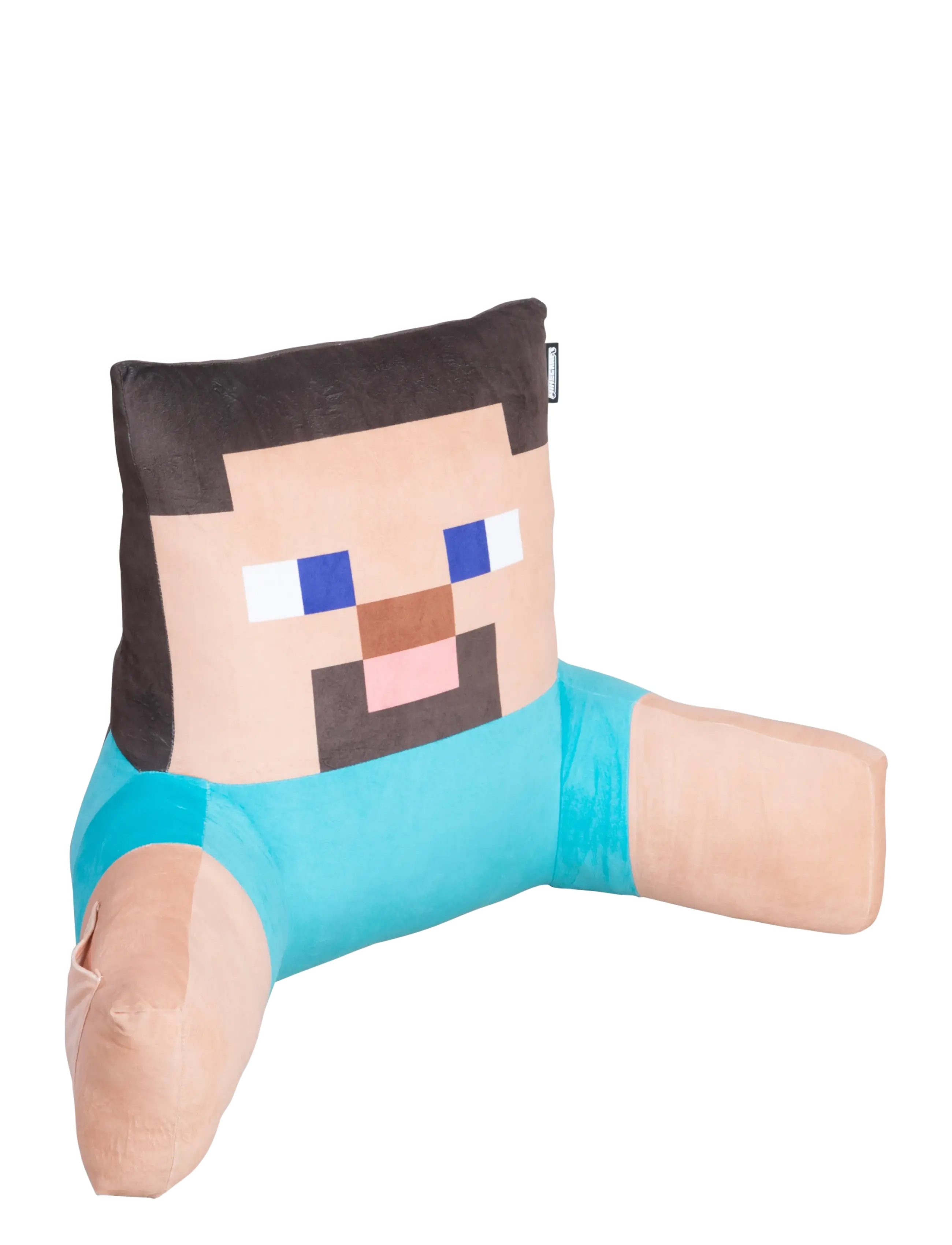 Minecraft - Reading pillow, relaxation pillow, backrest, Steve, velvet - gamingmöbler - multicolor - 1