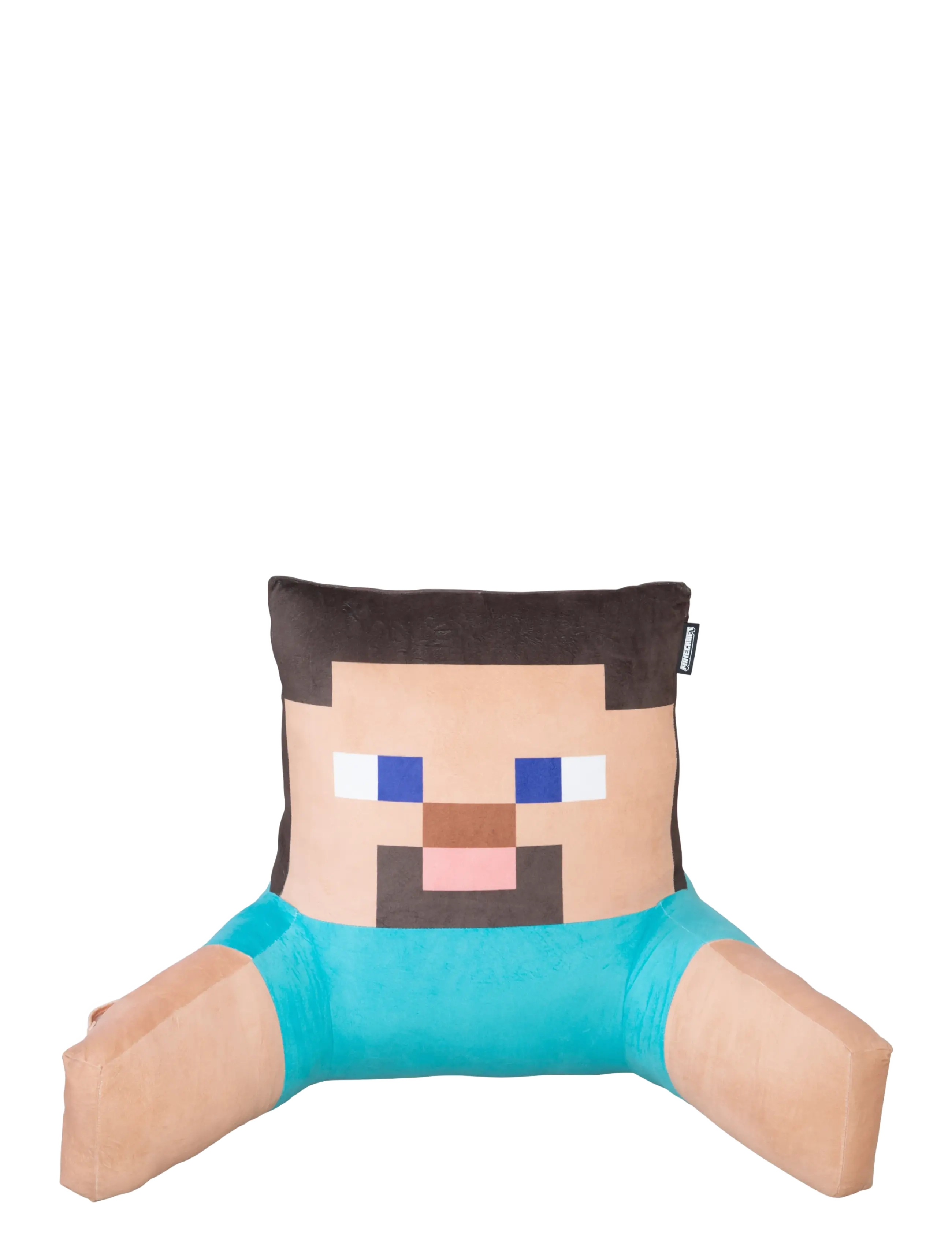 Minecraft - Reading pillow, relaxation pillow, backrest, Steve, velvet - gamingmöbler - multicolor - 2