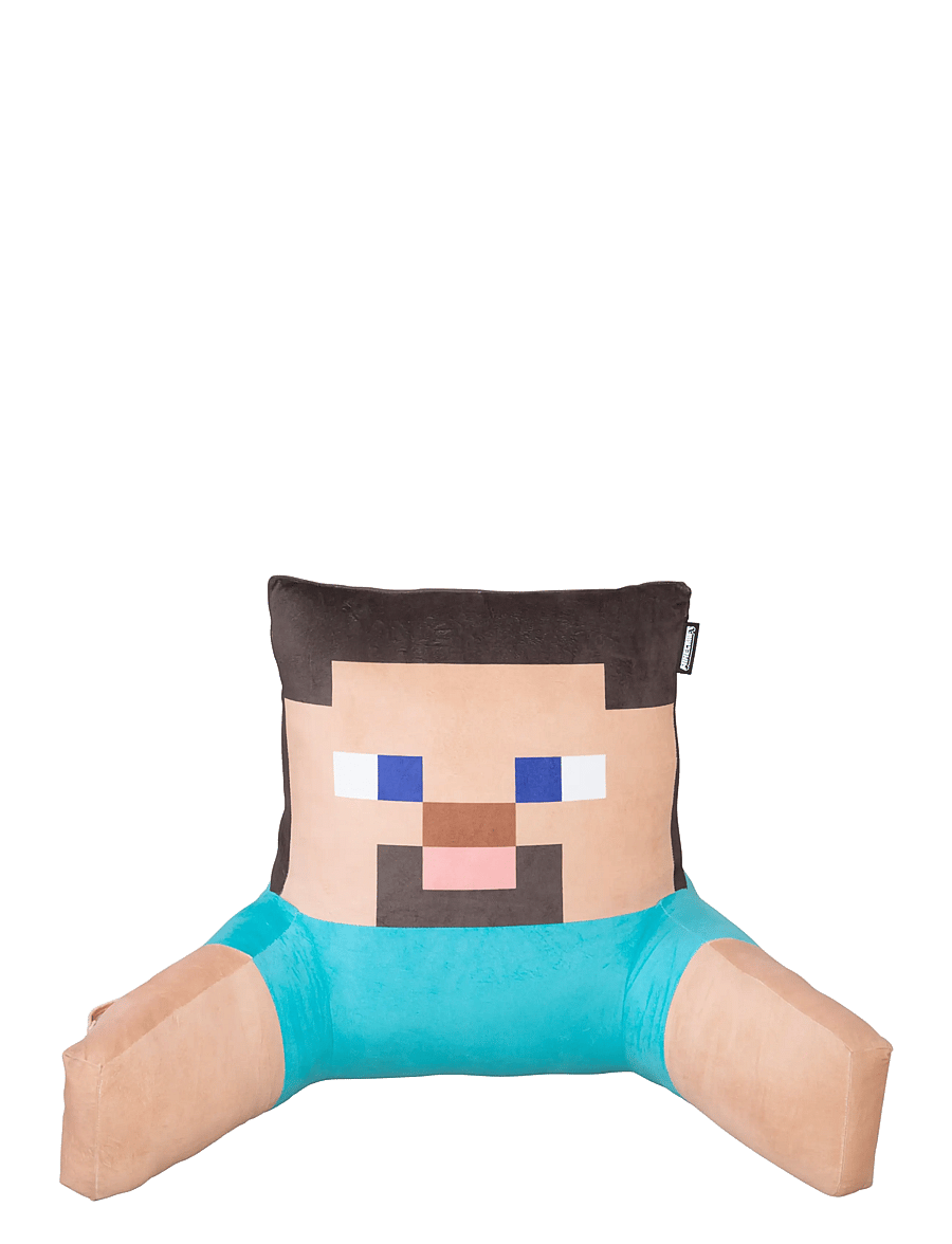 Minecraft - Reading pillow, relaxation pillow, backrest, Steve, velvet - gamingmöbler - multicolor - 2