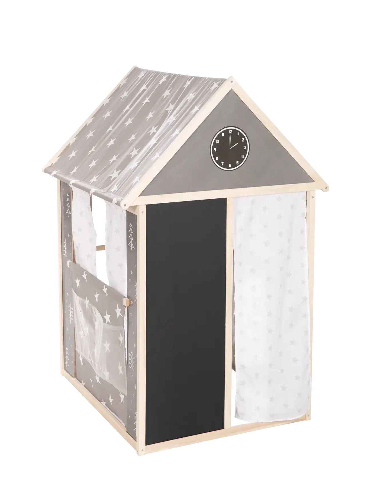 ROBA - Wooden Play House Combination Usable As Play Shop - leikkiteltat - gray - 2