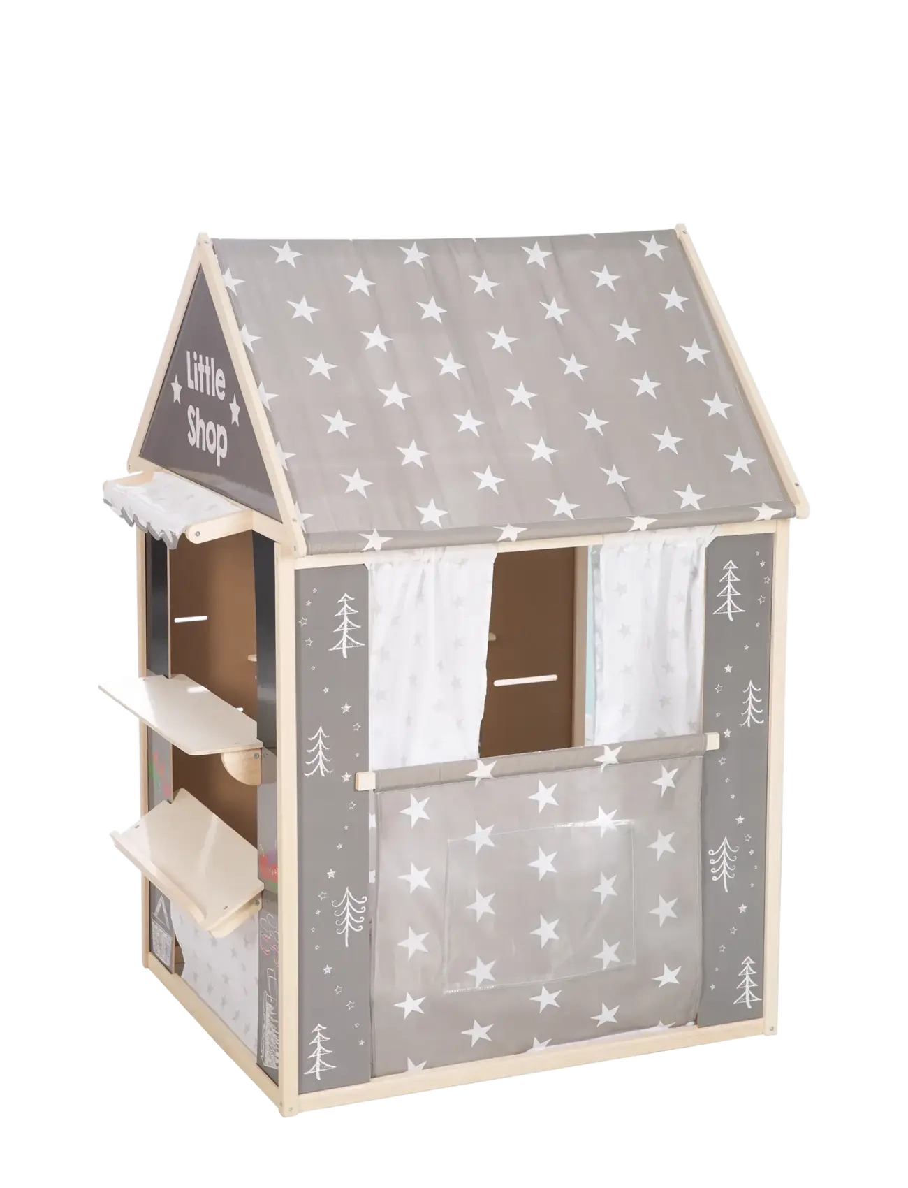 ROBA - Wooden Play House Combination Usable As Play Shop - spielzelte und -tunnel - gray - 4