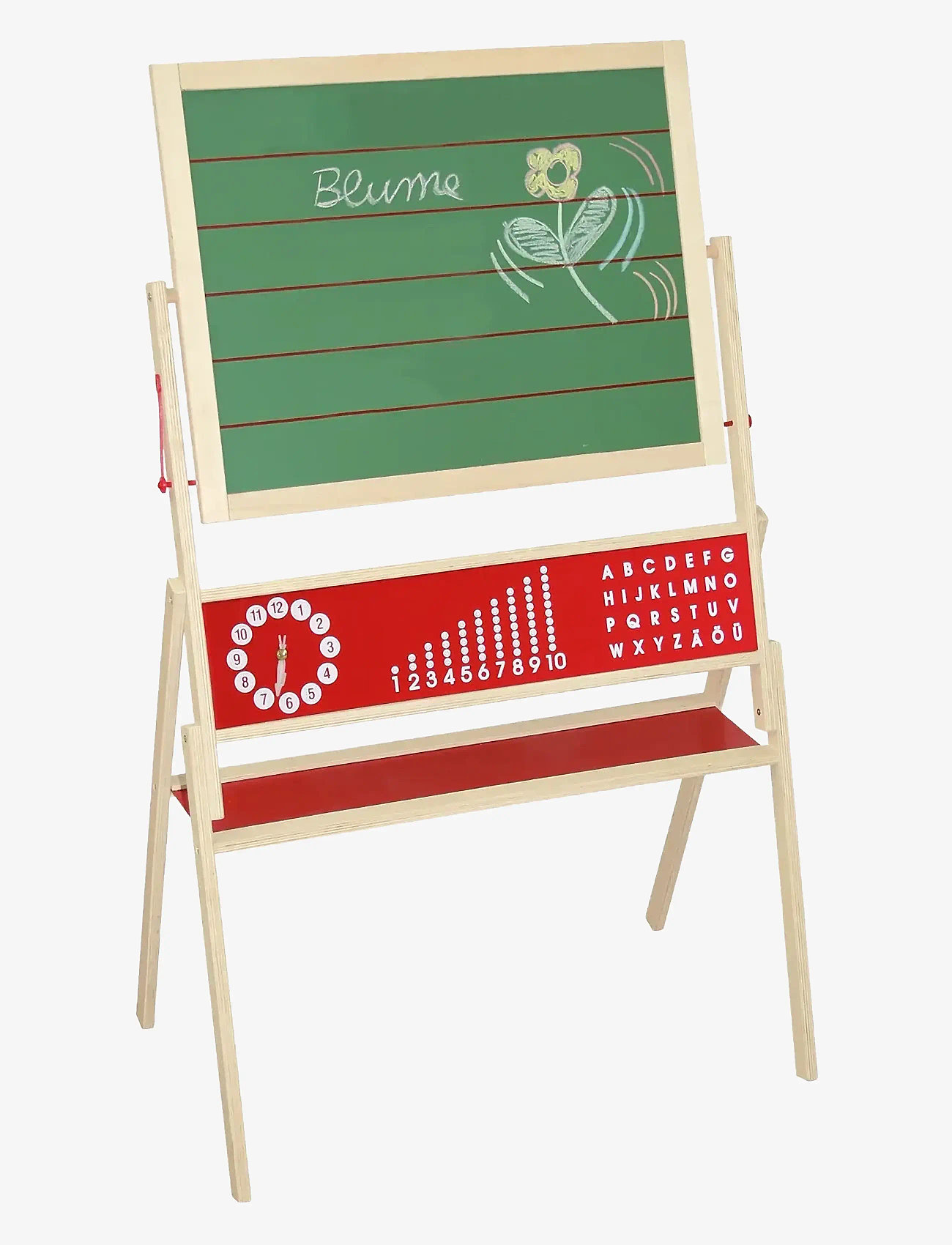 ROBA - Children'S Blackboard Easel With Shelf and Stool - piešimo lentos - colorful - 0