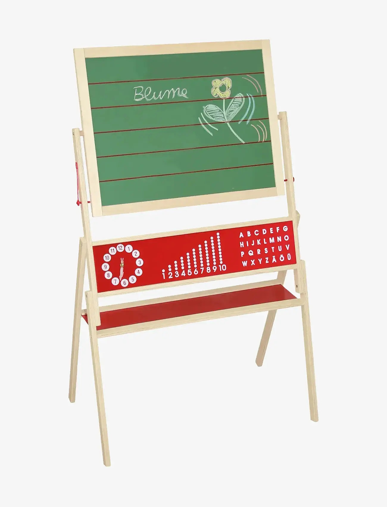 ROBA - Children'S Blackboard Easel With Shelf and Stool - piešimo lentos - colorful - 1