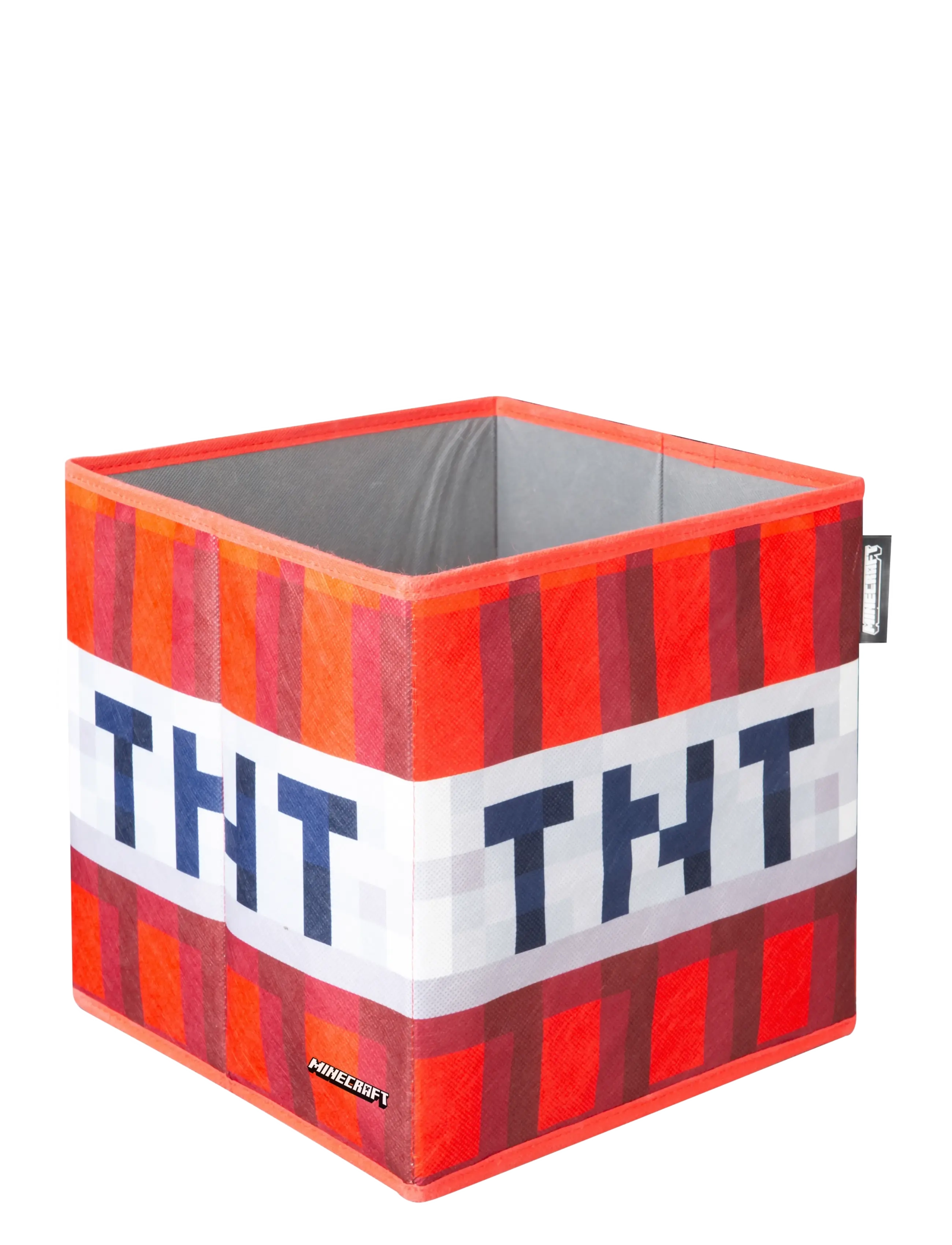 Minecraft - Set of 2 Fabric Boxes, Foldable, Grass Block and TNT, Canvas - förvaringslådor - multicolor - 1