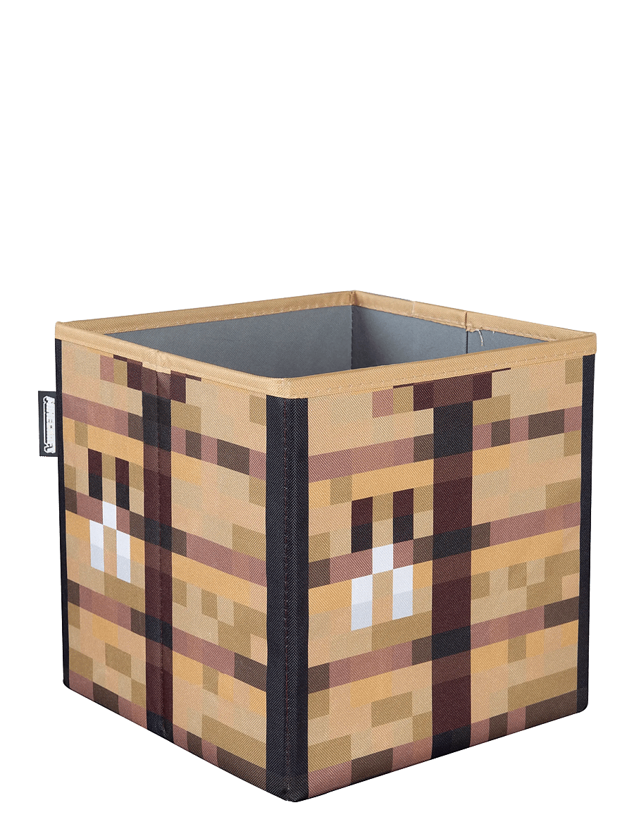 Minecraft - Set of 2 Fabric Boxes, Foldable, Creeper and Crafting Table, Canvas - förvaringslådor - multicolor - 1