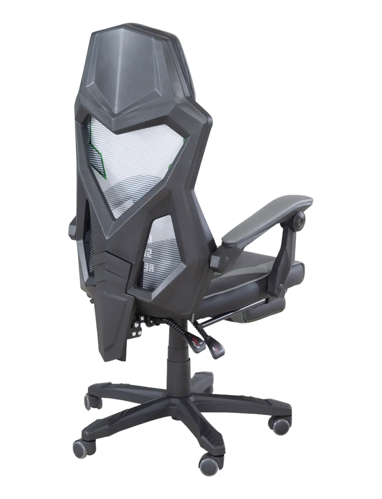 Minecraft - Padded gaming chair, infinitely height-adjustable, rocking mechanism, leg rest - gaming-möbel - multicolor - 2