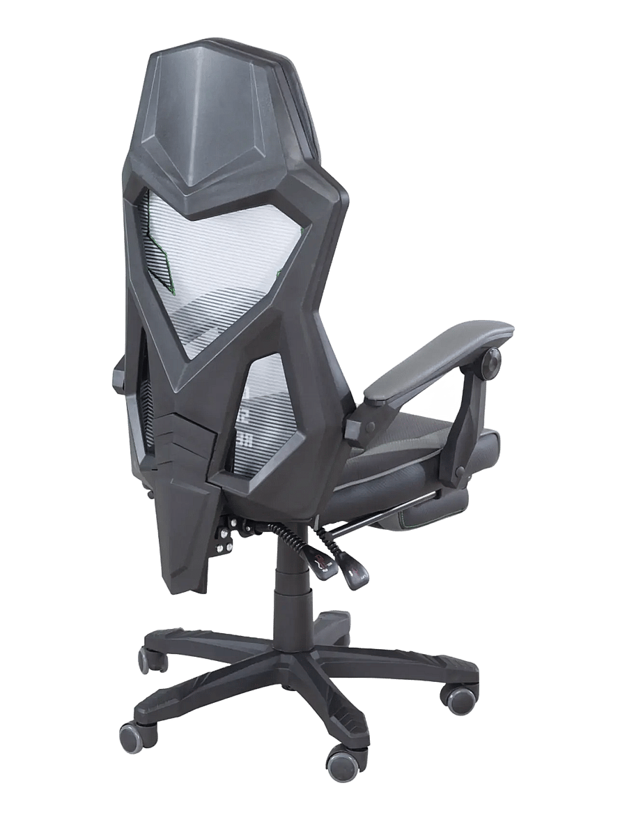 Minecraft - Padded gaming chair, infinitely height-adjustable, rocking mechanism, leg rest - gaming-möbel - multicolor - 2