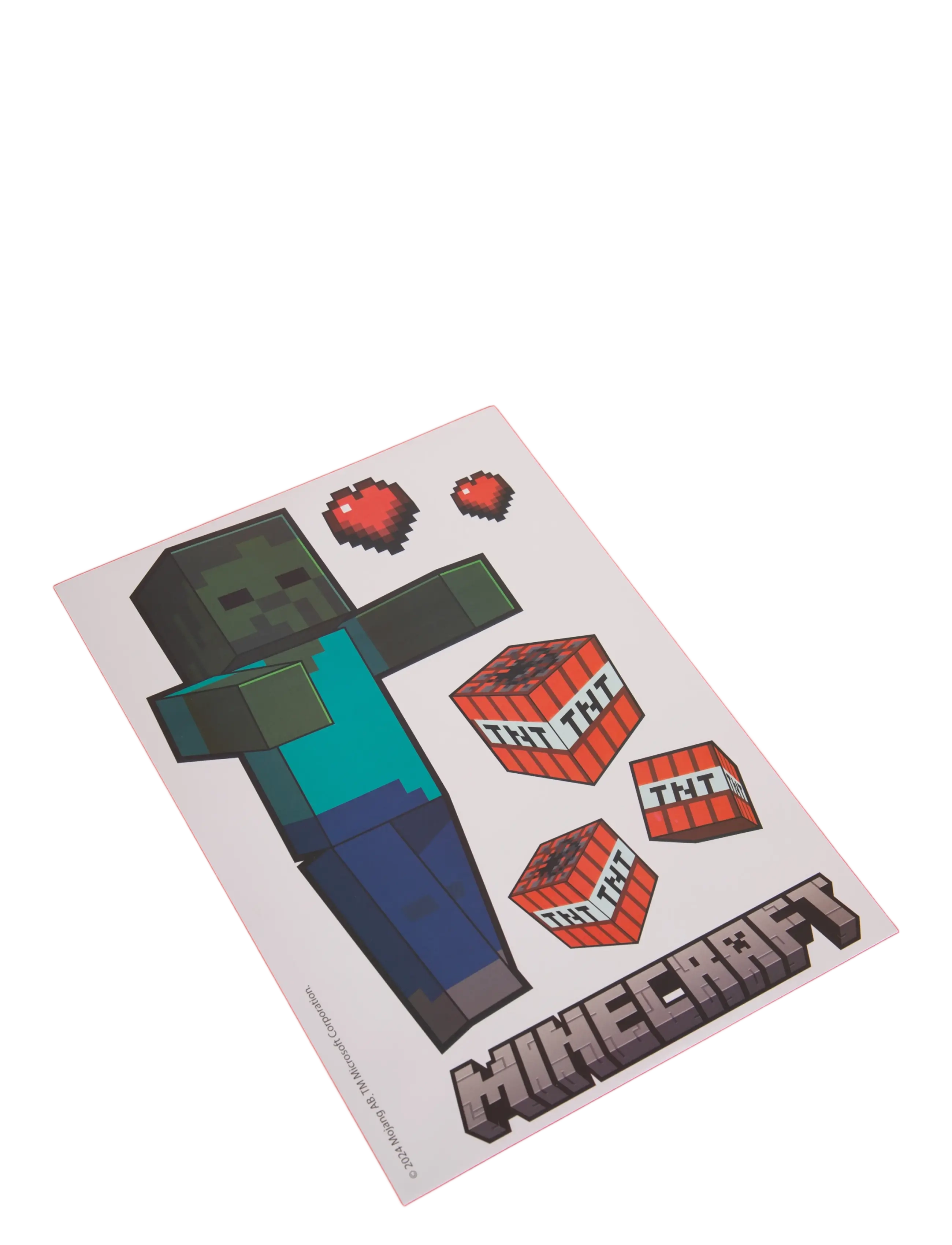 Minecraft - Wall decals, Minecraft character stickers, self-adhesive vinyl film - klistermærker - multicolor - 2