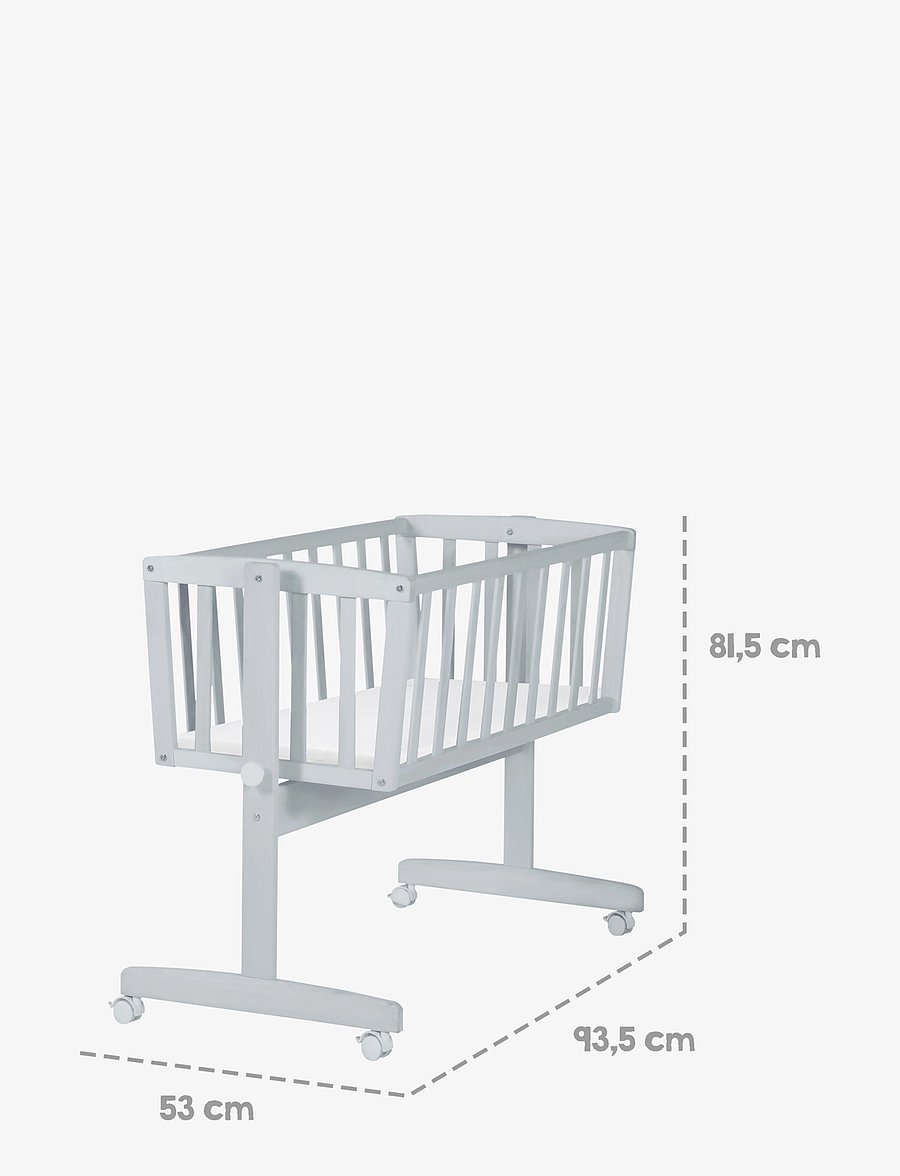 ROBA - Cradle with mattress - mähkimiskorvid - taupe - 2
