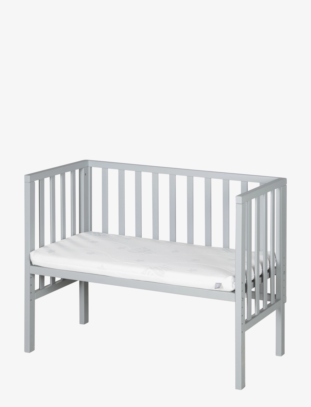 ROBA Bedside Crib 2 In 1 Incl. Barrier + Mattress, 47X 99.5X 75.5 cm, Furniture, Grau - Children's Beds & Accessories, Kinder