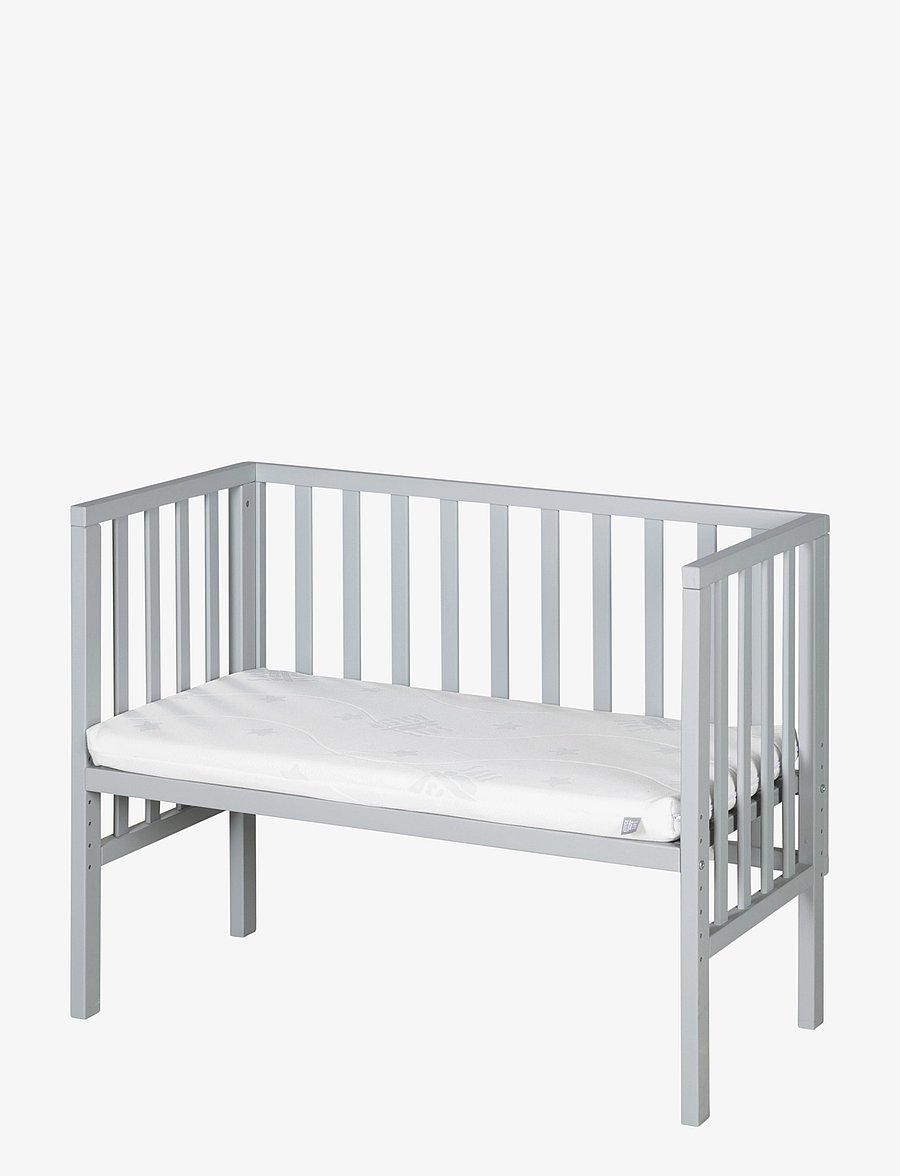 ROBA - Bedside crib 2 in 1 incl. barrier + mattress - reisivoodid - taupe - 0
