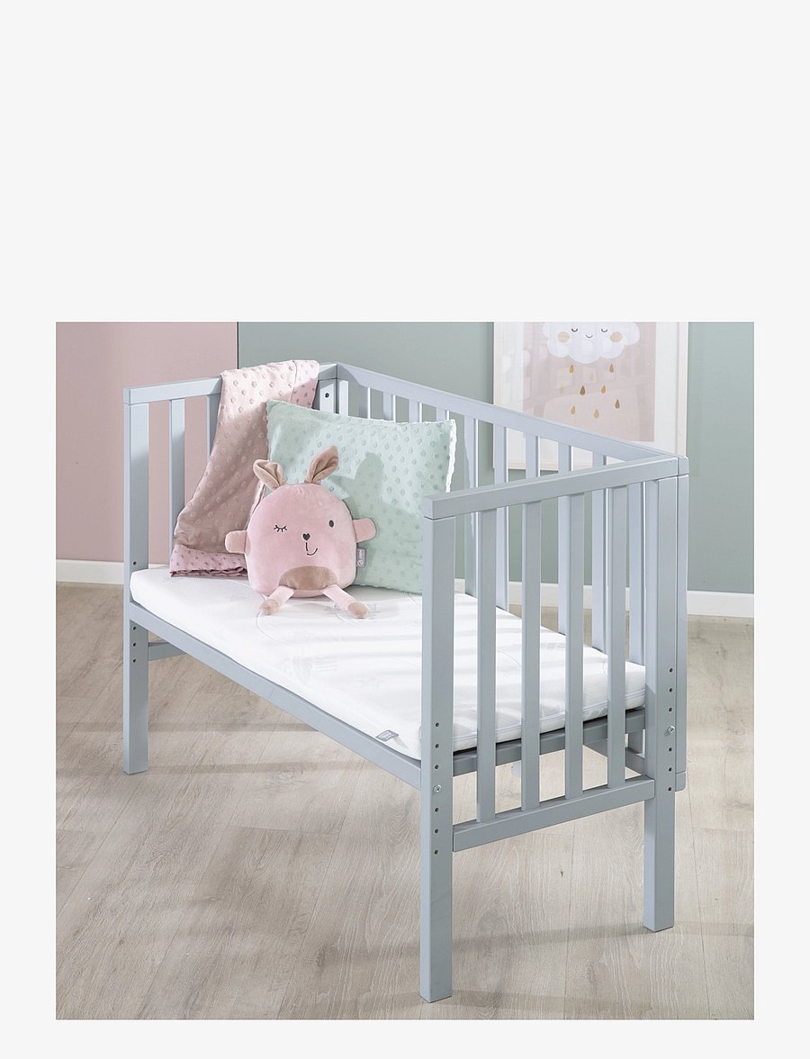 ROBA - Bedside crib 2 in 1 incl. barrier + mattress - reisivoodid - taupe - 2