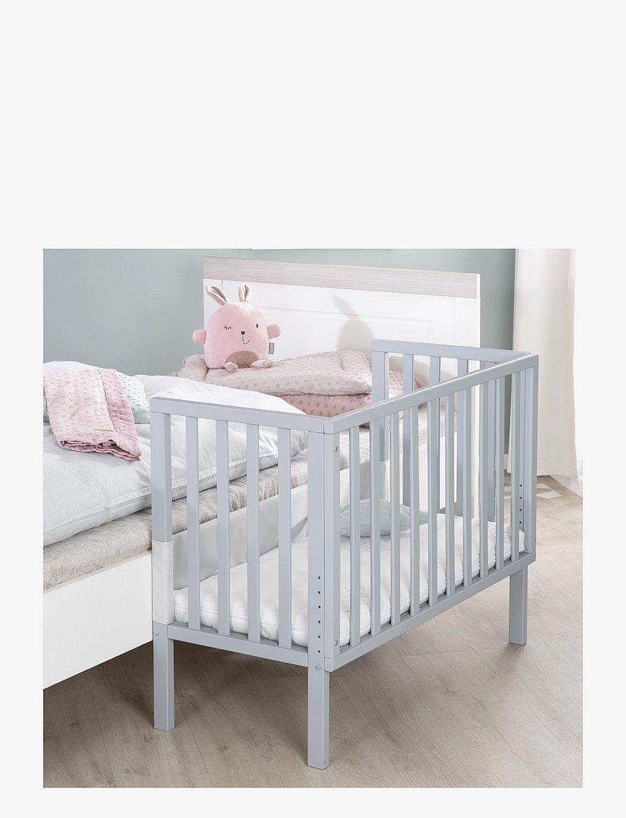 ROBA - Bedside crib 2 in 1 incl. barrier + mattress - reisivoodid - taupe - 5