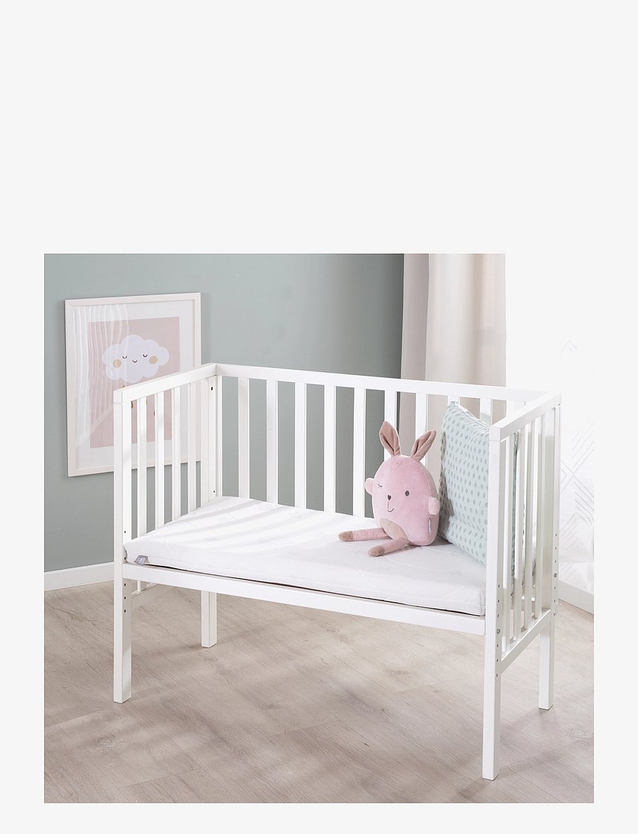 ROBA - Bedside crib 2 in 1 incl. barrier + mattress - reisivoodid - white - 2