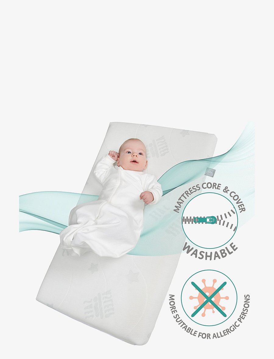 ROBA - Bedside crib 2 in 1 incl. barrier + mattress - reisivoodid - white - 5