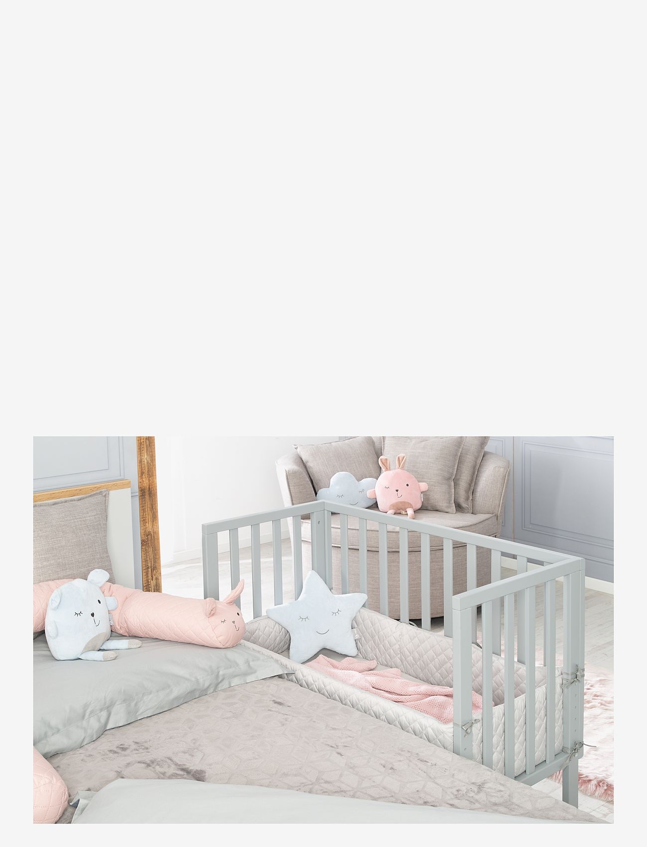 ROBA Co-sleeper, 2-in-1 Roba Style Grey (RBA89708V230) Baby Beds - Main Image