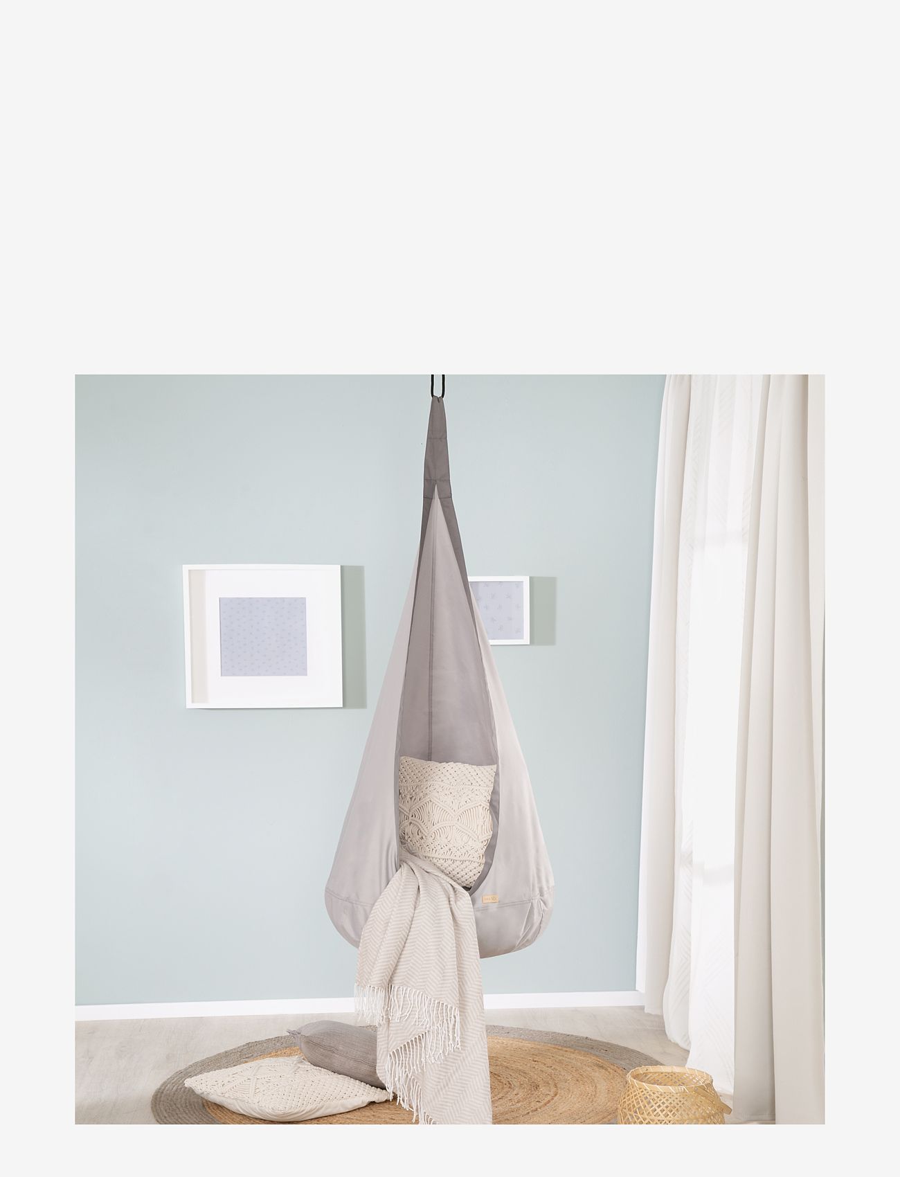 ROBA - Kids Hanging Chair - chairs & stools - grey - 5
