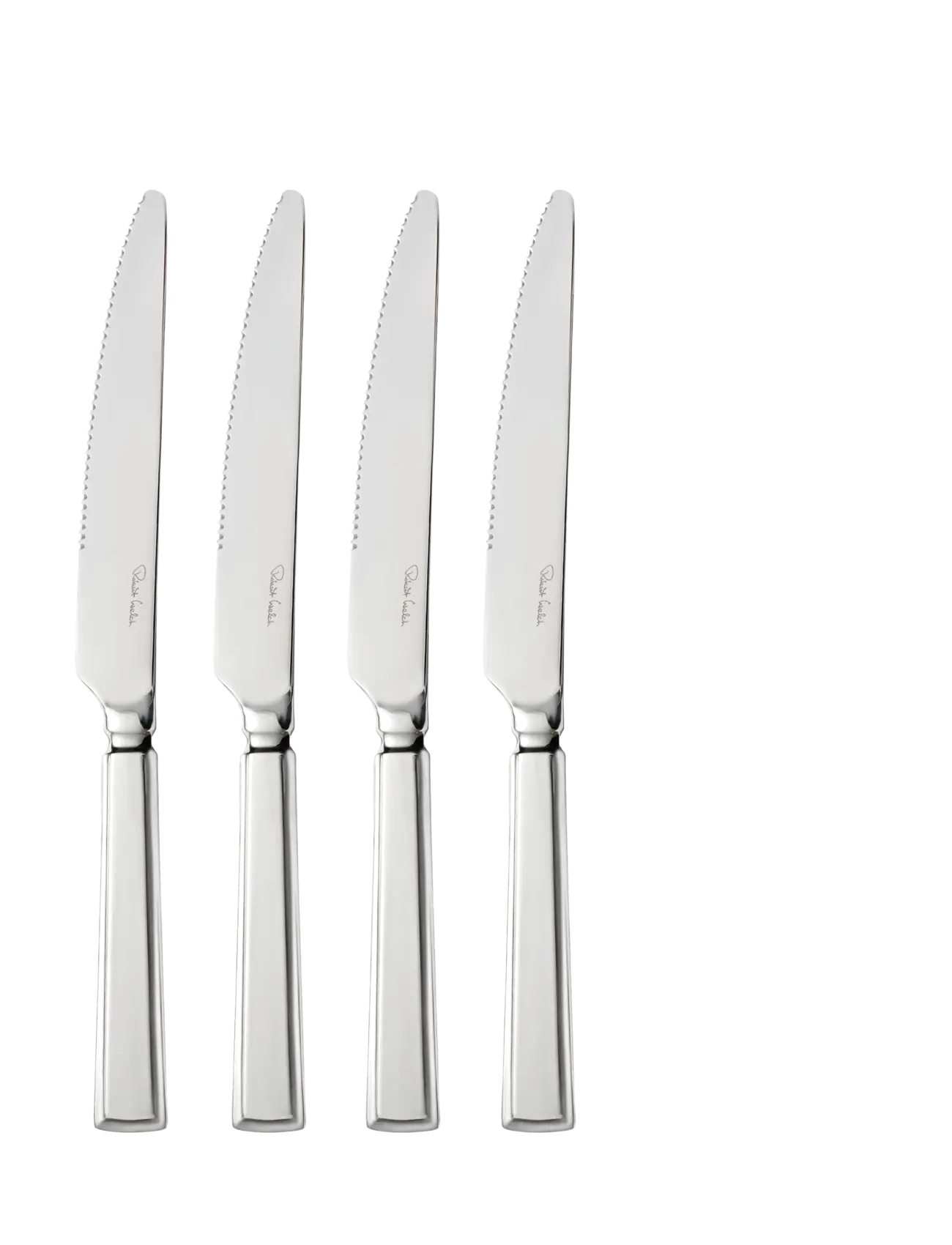 Robert Welch Fairford Steak Knife Set 4P - Køkken - STEEL / silver