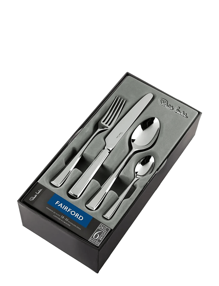 Robert Welch - Fairford 24 Piece Set - söögiriistakomplektid - steel - 2