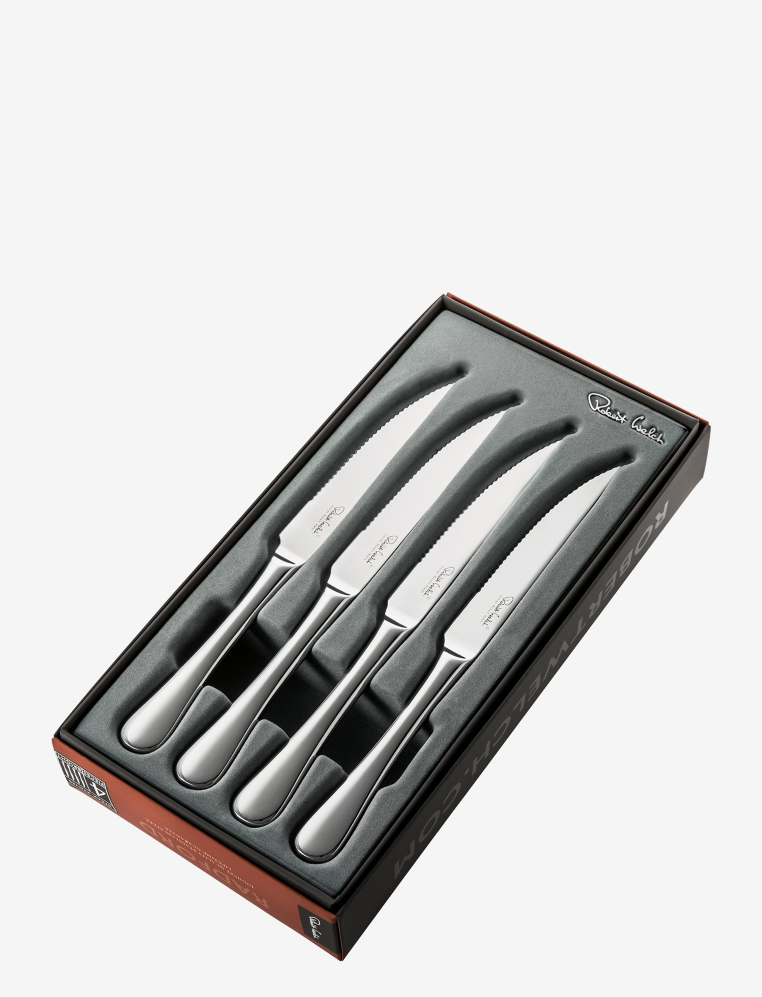 Robert Welch - Radford Bright Steak Knife, Set of 4 - couteaux à steak - multi colour - 1