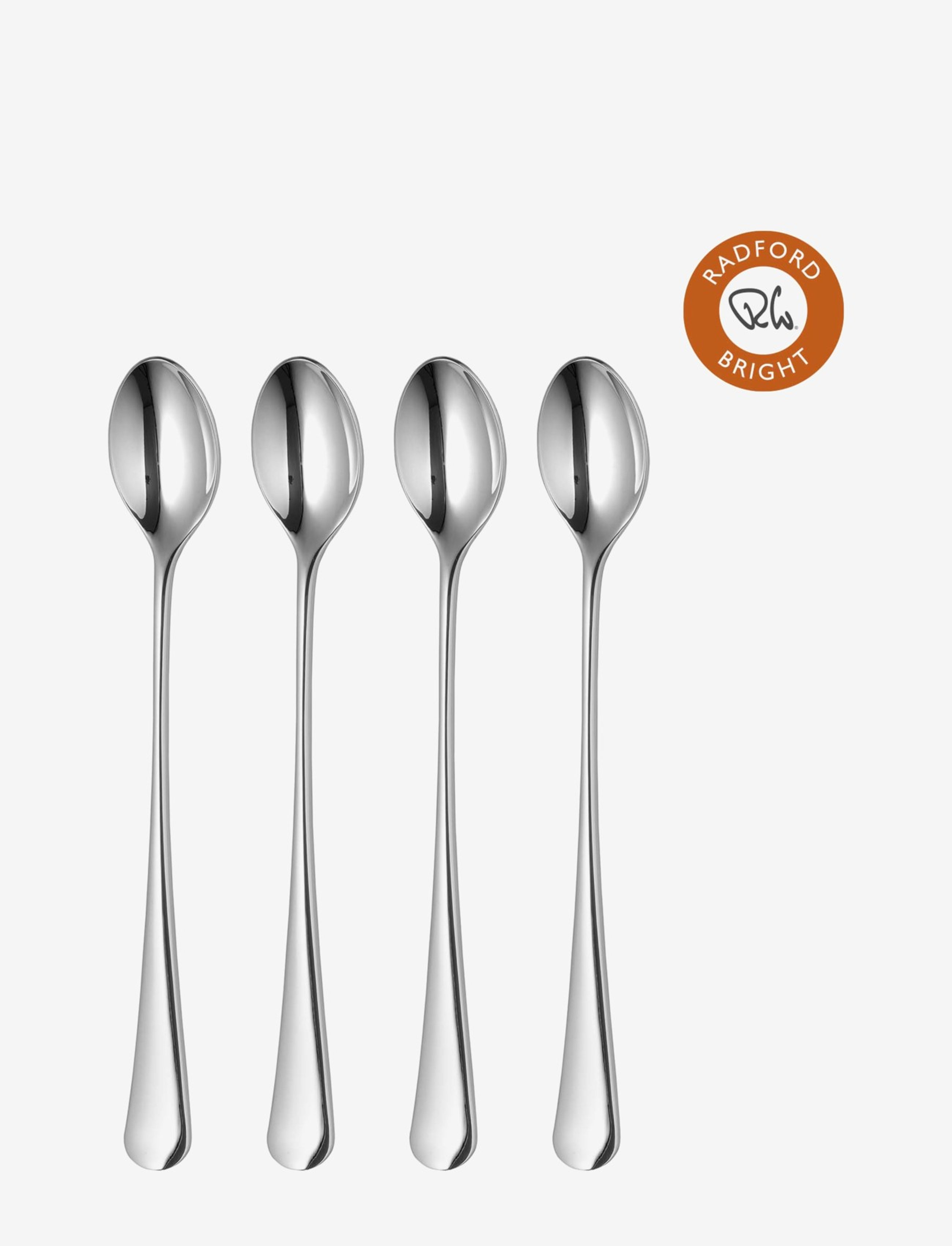 Robert Welch Radford (Br) Lang Teske 21 cm, 4 Stk., L21 cm, Silver, Bestik > Bestiksæt, Unisex