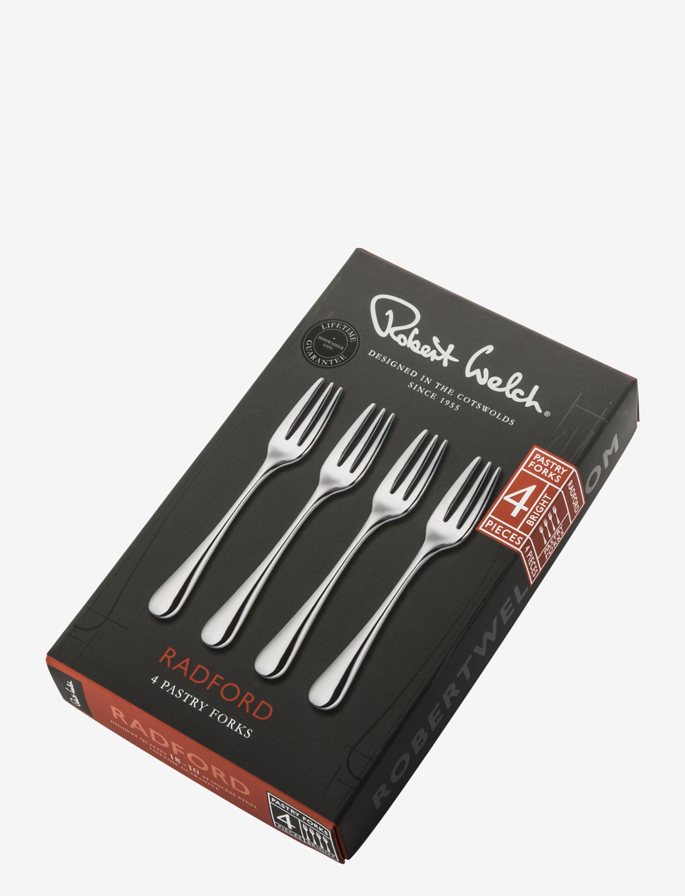 Robert Welch - Radford Bright Pastry Fork, Set of 4 - gabeln - multi colour - 2
