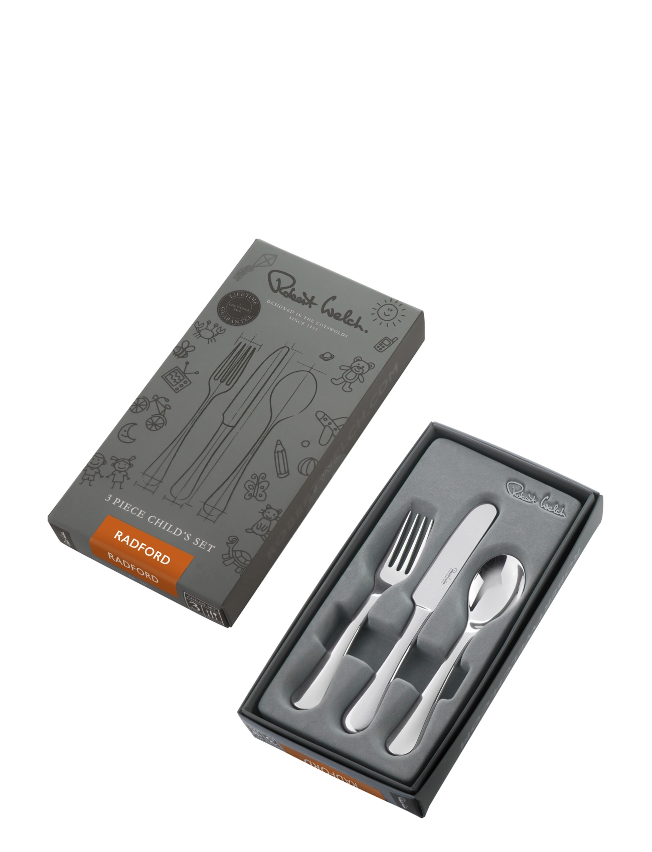 Robert Welch - Radford (BR) V Childs Set 3-piece - cutlery sets - stainless steel - 2