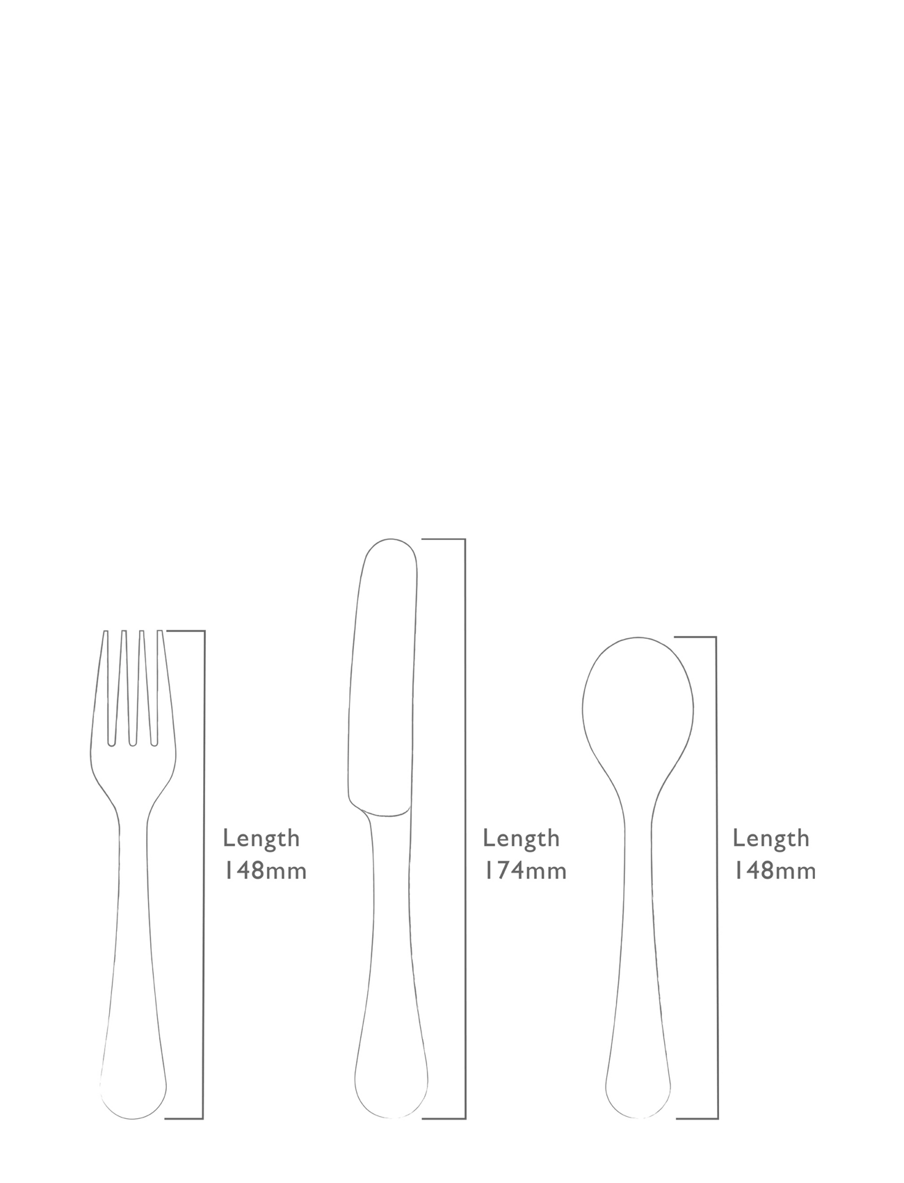 Robert Welch - Radford (BR) V Childs Set 3-piece - cutlery sets - stainless steel - 3