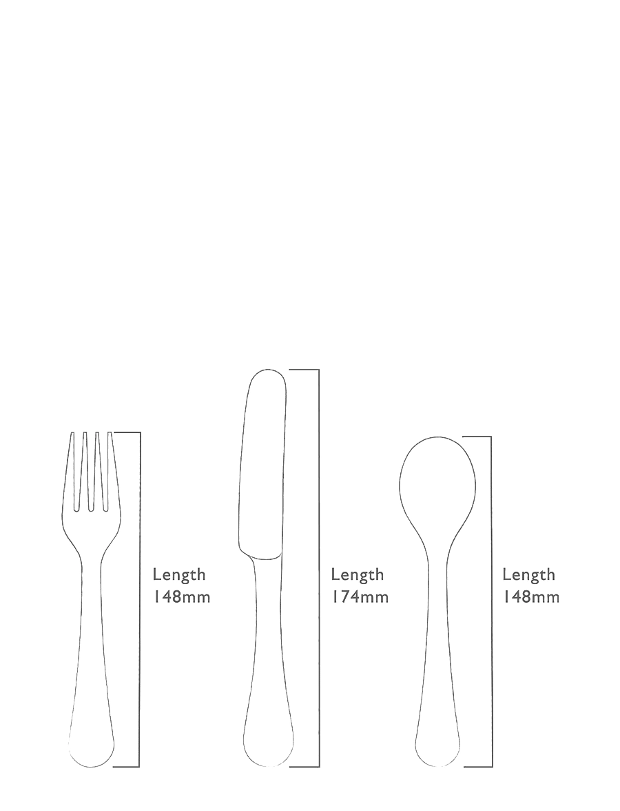 Robert Welch - Radford (BR) V Childs Set 3-piece - bestecksets - stainless steel - 3
