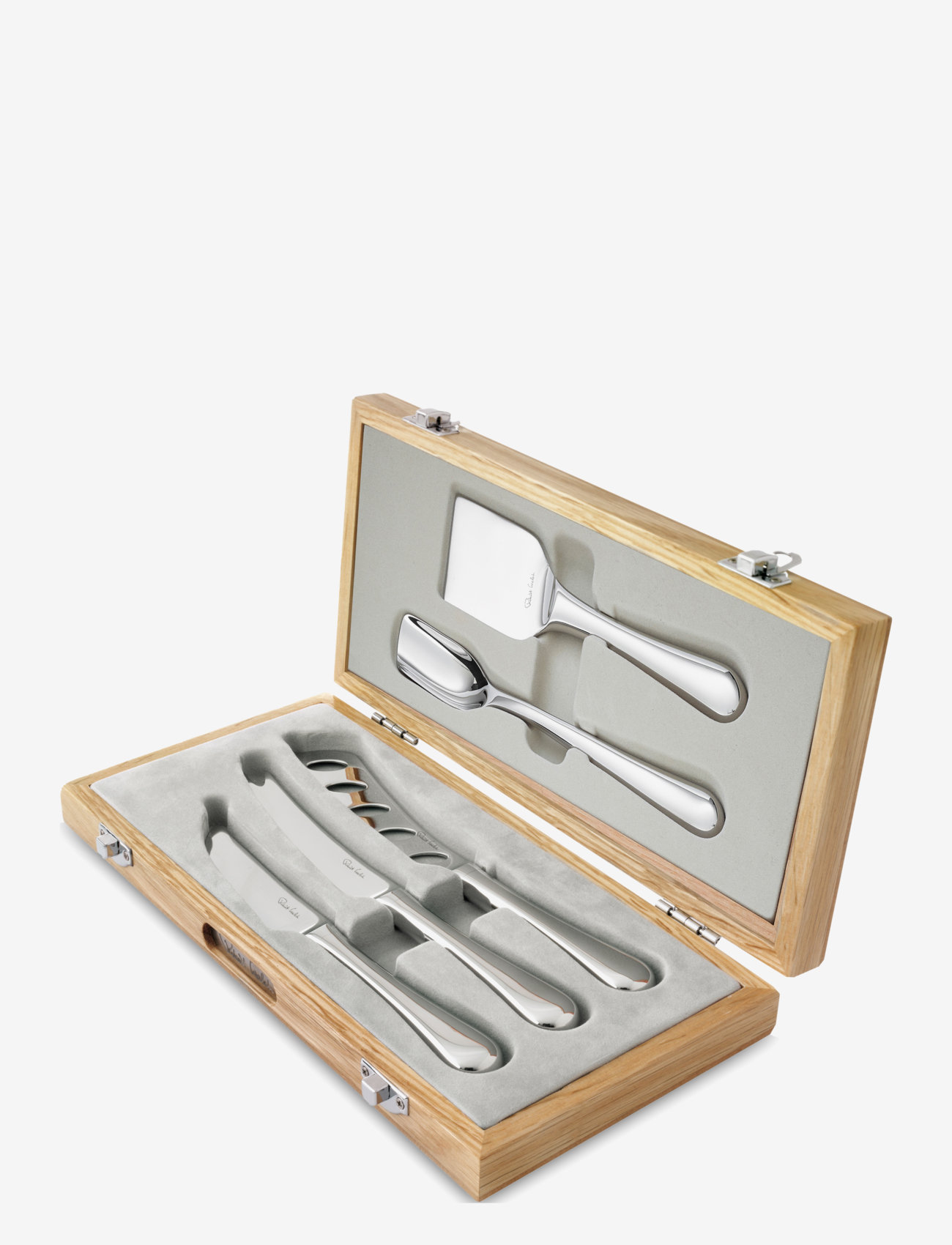 Robert Welch - Radford Bright Gourmet Cheese Knife Set, 5 Piece - cheese knives - multi colour - 1