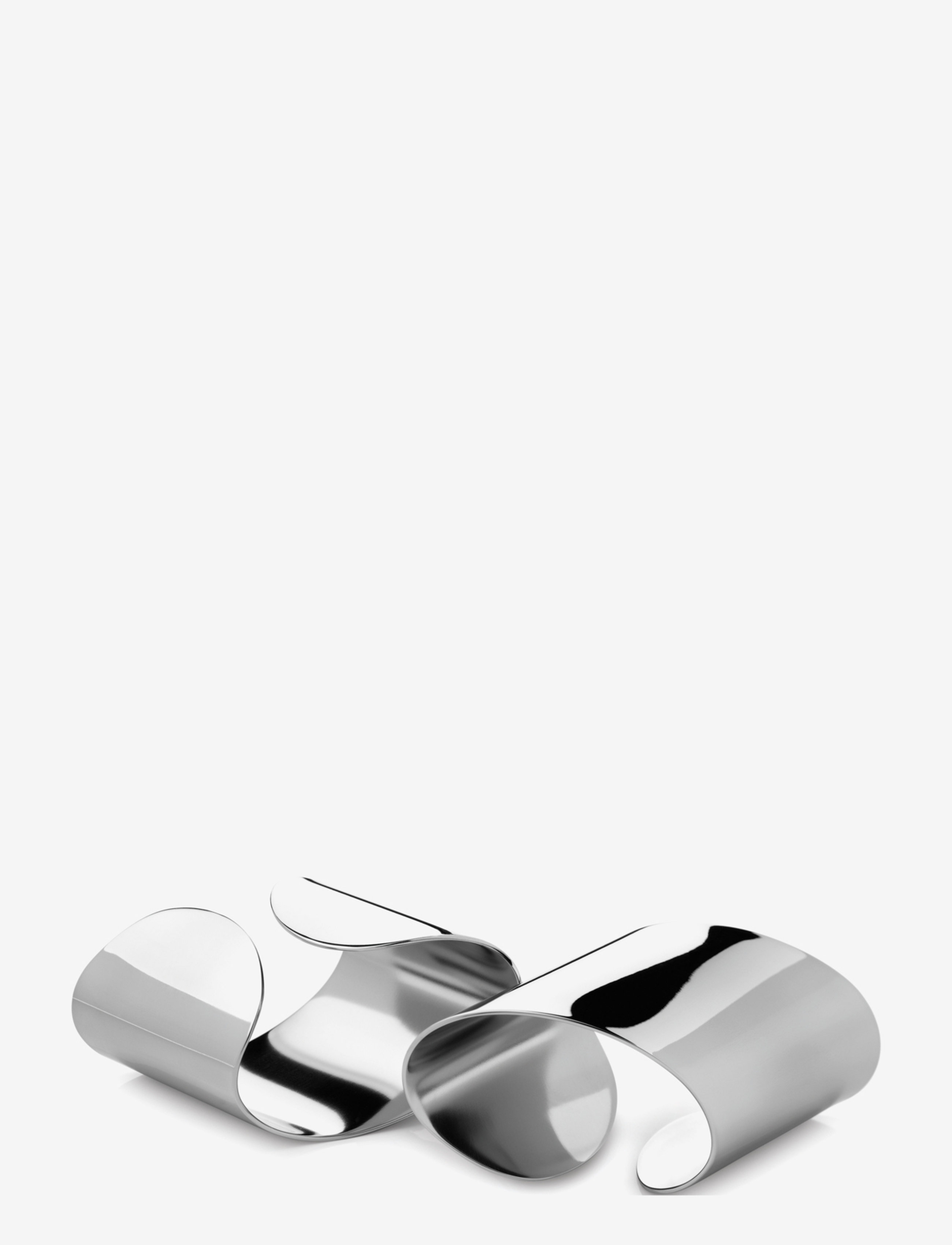 Robert Welch Radford Napkin Ring, Set of 2 - Tableware - MULTI COLOUR / silver