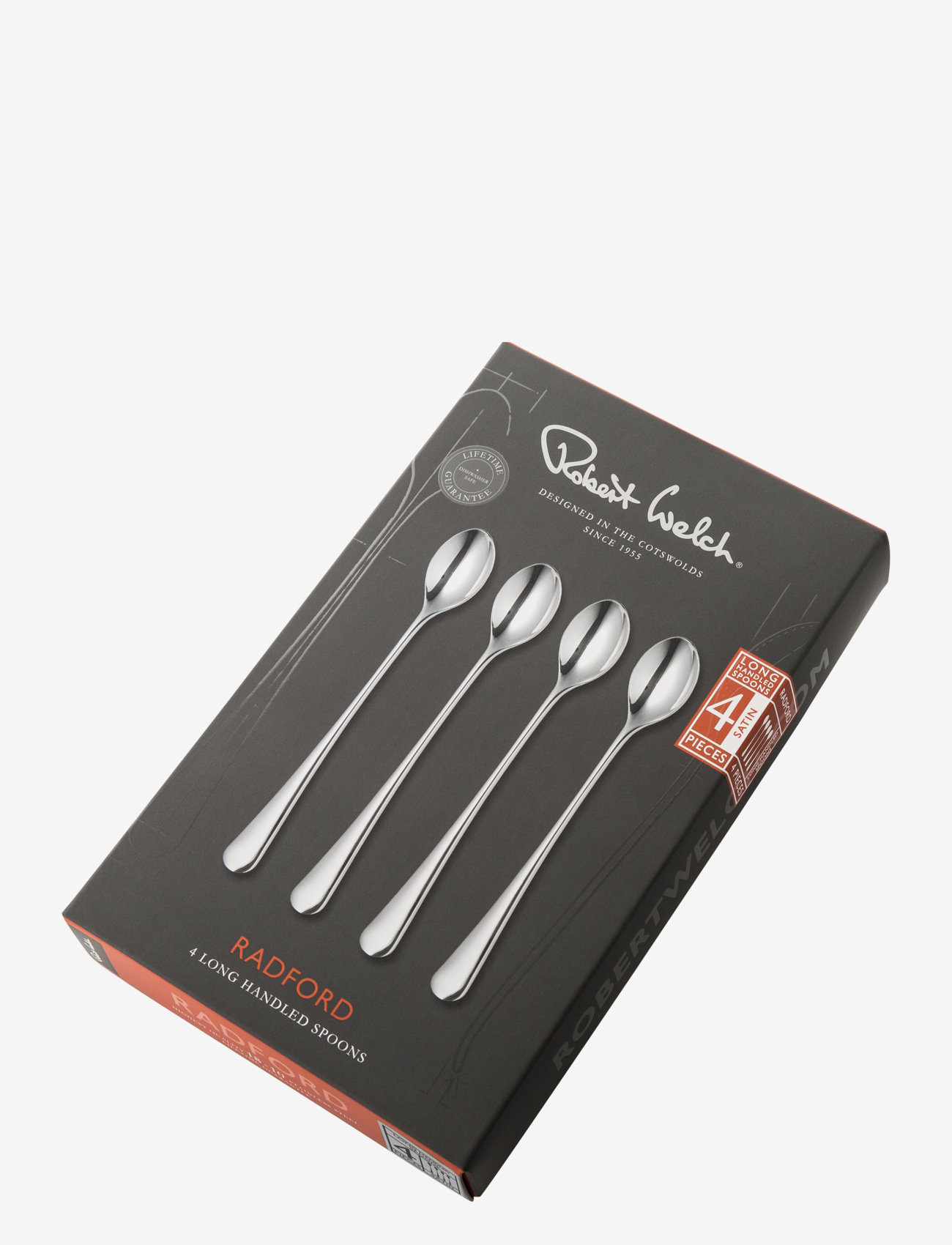 Robert Welch - Radford Satin Long Handled (Latte) Spoon, Set of 4 - tee- ja kohvilusikad - multi colour - 2