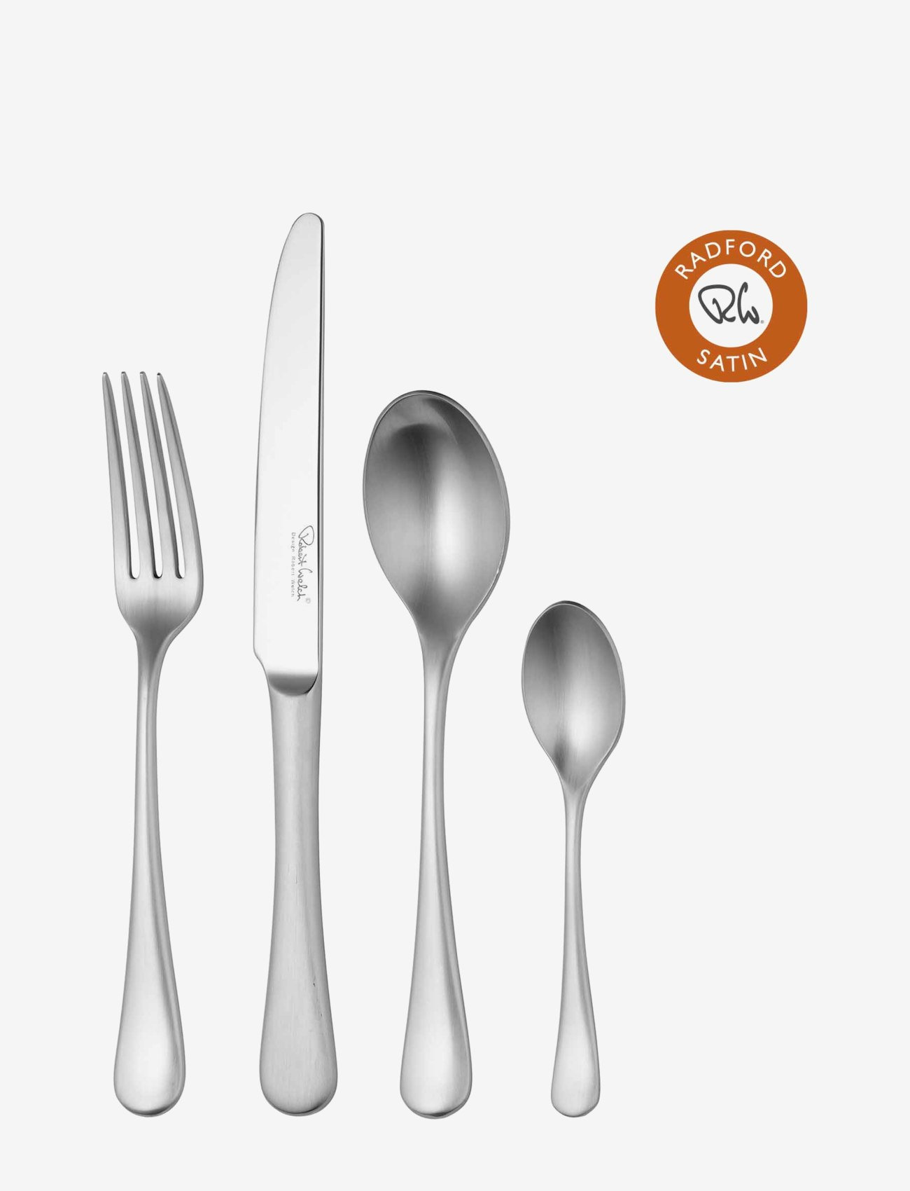 Robert Welch - Radford Satin Cutlery Set, 24 Piece for 6 People - cutlery sets - multi colour - 0