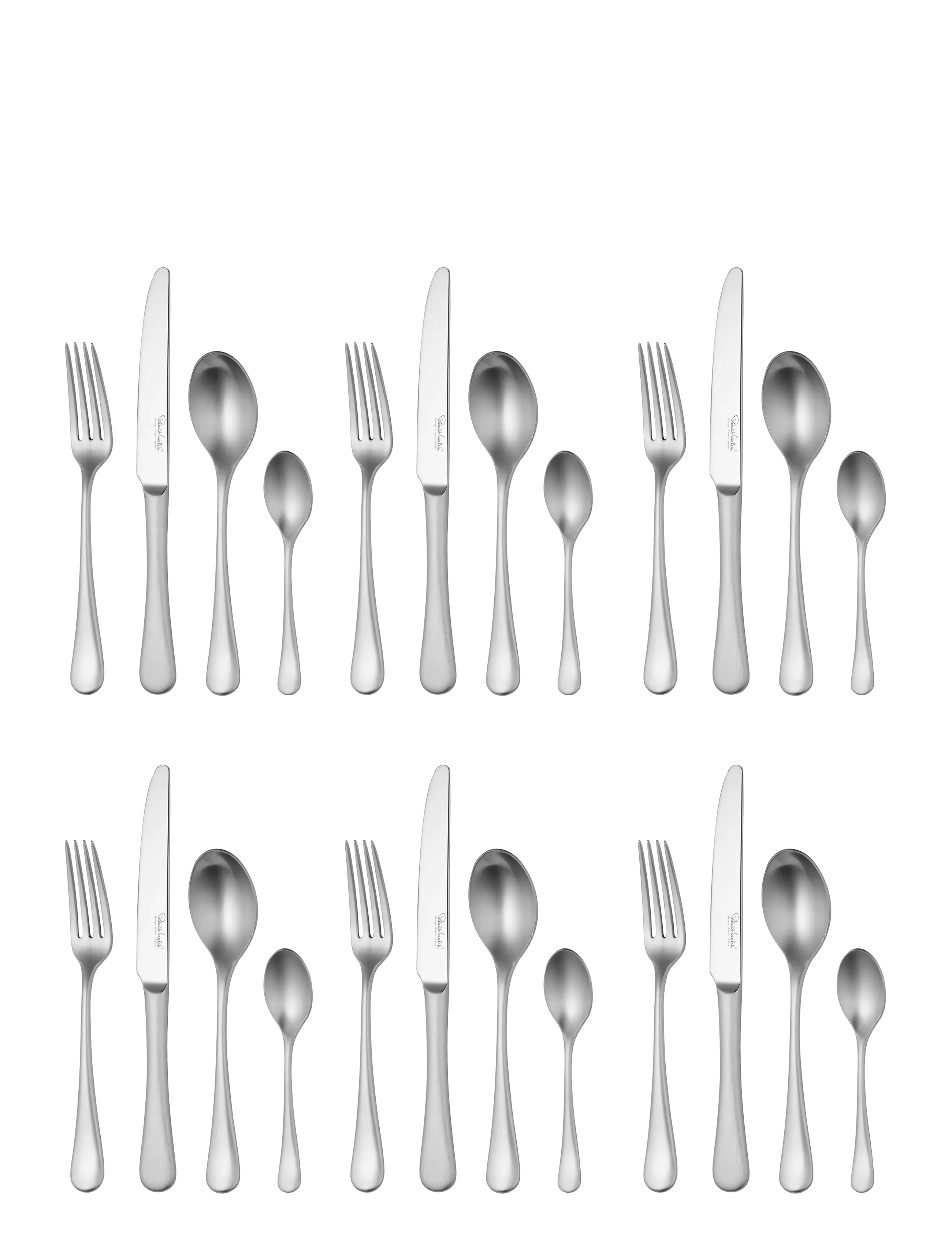 Robert Welch - Radford Satin Cutlery Set, 24 Piece for 6 People - achat par prix - multi colour - 3