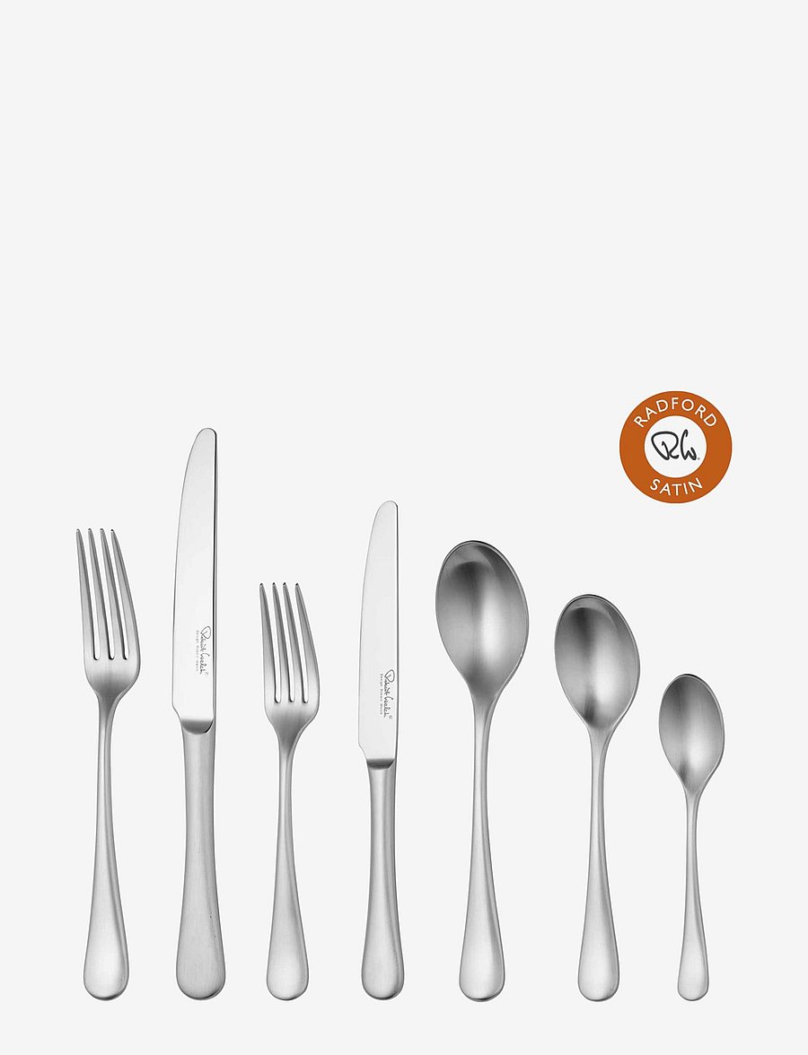 Robert Welch - Radford Satin Cutlery Set, 84 Piece for 12 People - söögiriistakomplektid - multi colour - 1