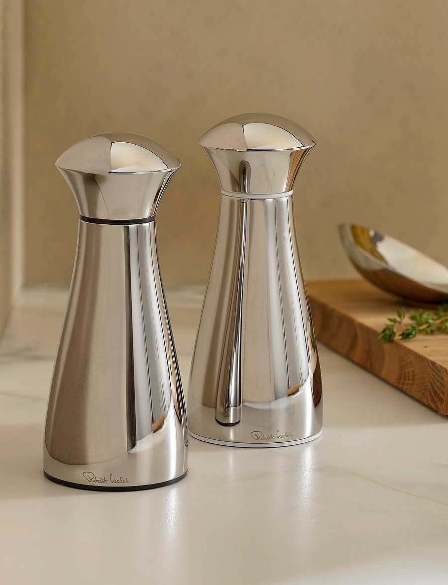 Robert Welch - Signature (BR) Medium Mills and SS Tray 3-piece - soola- ja pipraveskid - stainless steel - 0