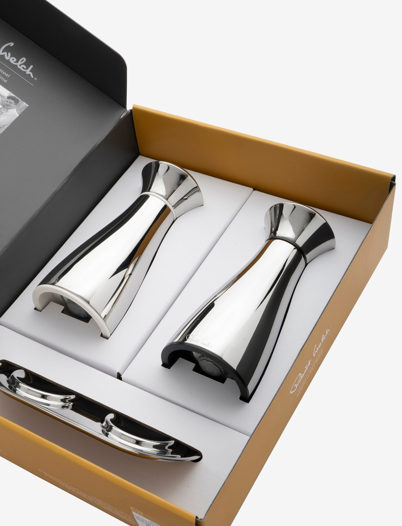 Robert Welch - Signature (BR) Medium Mills and SS Tray 3-piece - köp efter pris - stainless steel - 2