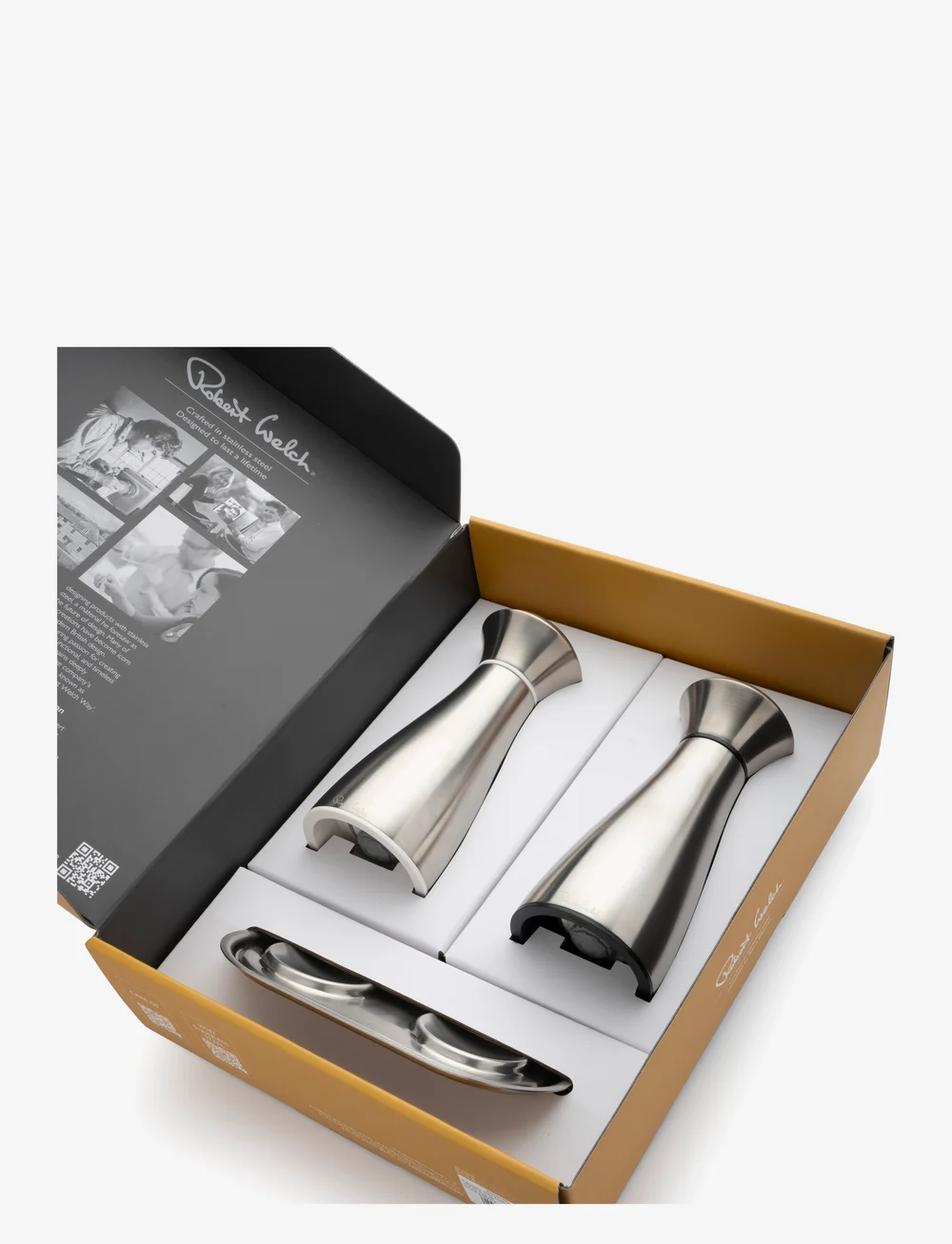 Robert Welch - Signature (SA) Medium Mills and SS Tray 3-piece - nach preis einkaufen - matte stainless steel - 2