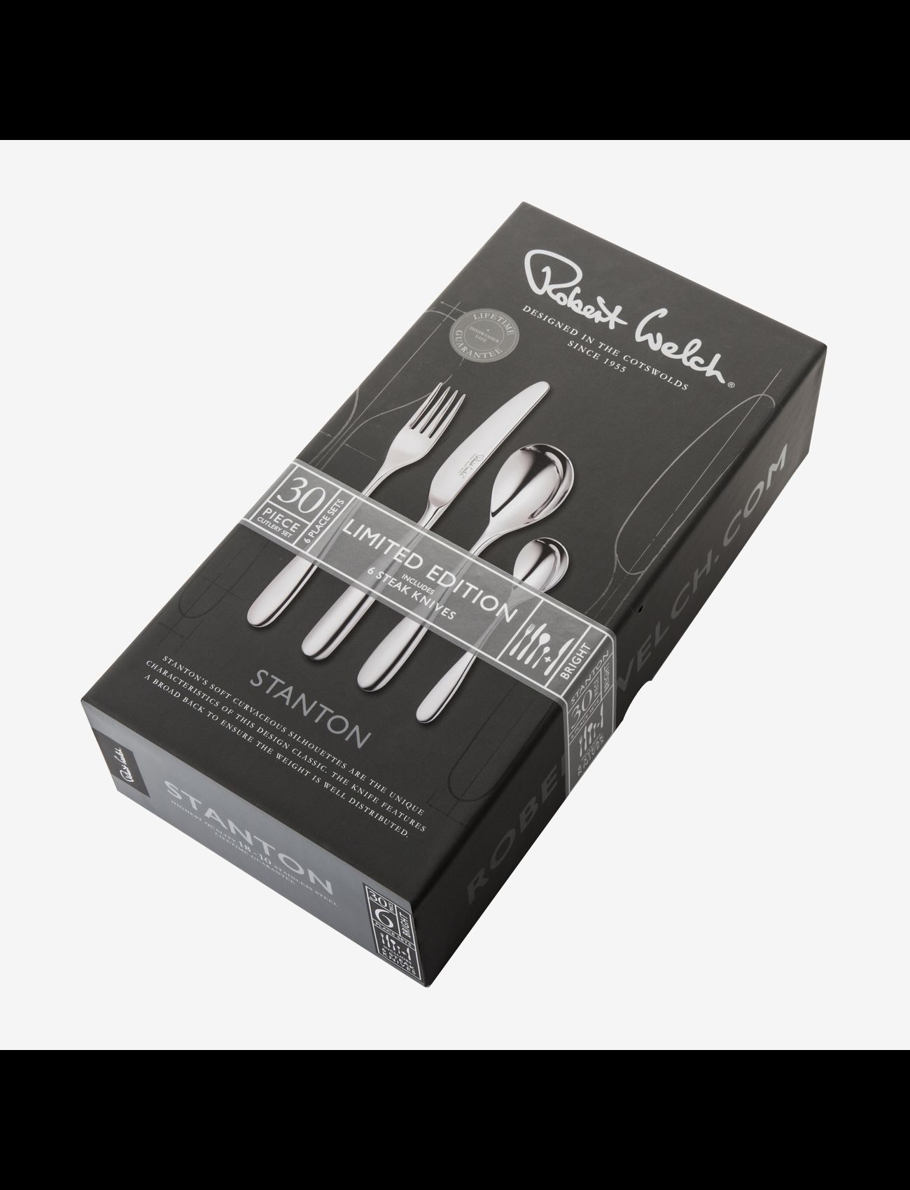 Robert Welch - Stanton (BR) Cutlery Set with 6x Steak Knifes - steel - 1