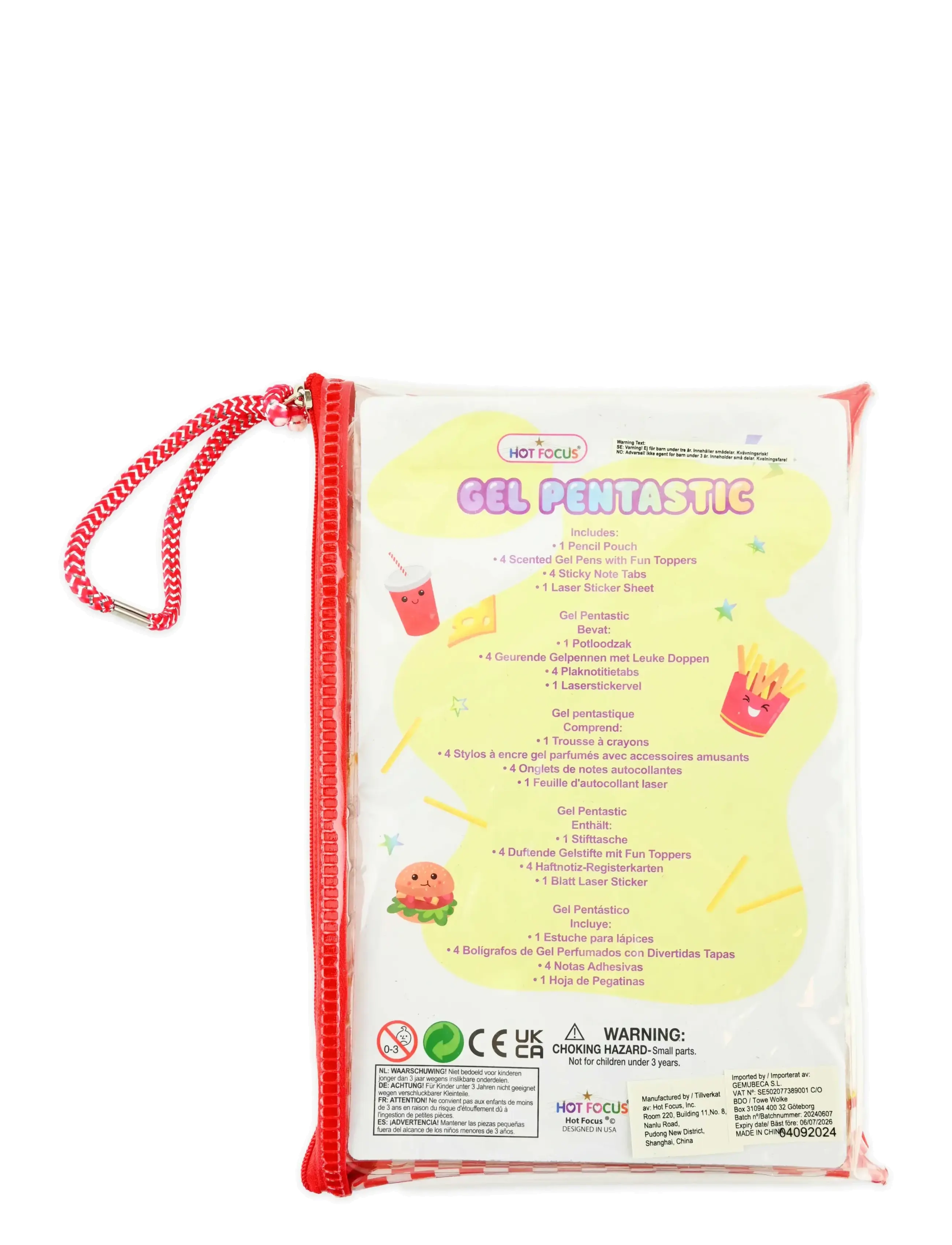 Robetoy - PEN GEL PENTASTIC YUMMY FOODS - blyanter - multicolour - 1