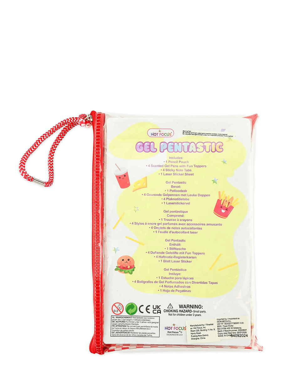Robetoy - PEN GEL PENTASTIC YUMMY FOODS - pennor - multicolour - 1