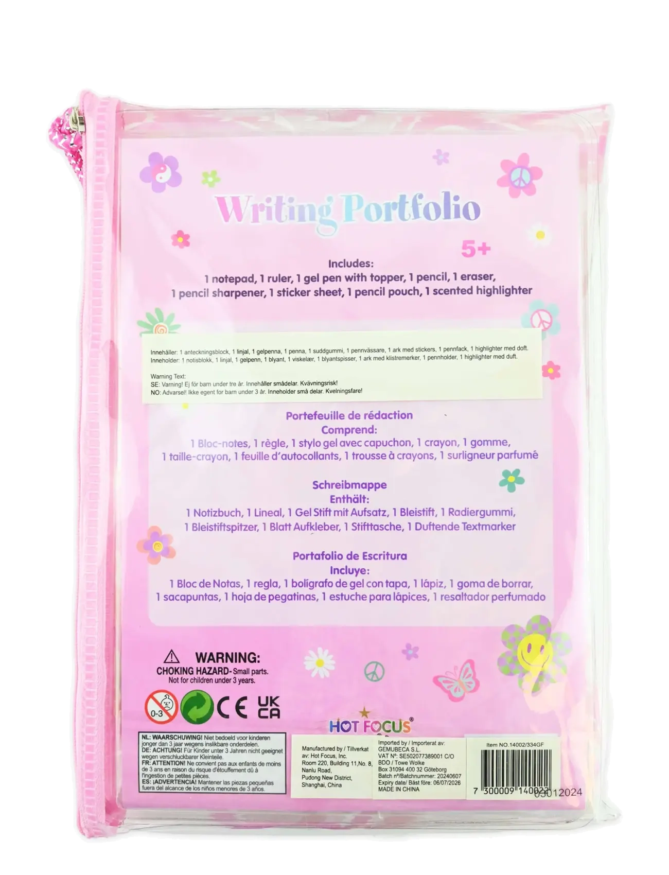Robetoy - WRITING PORTFOLIO SMILEY - väritys- askartelukirjat - multicolour - 2