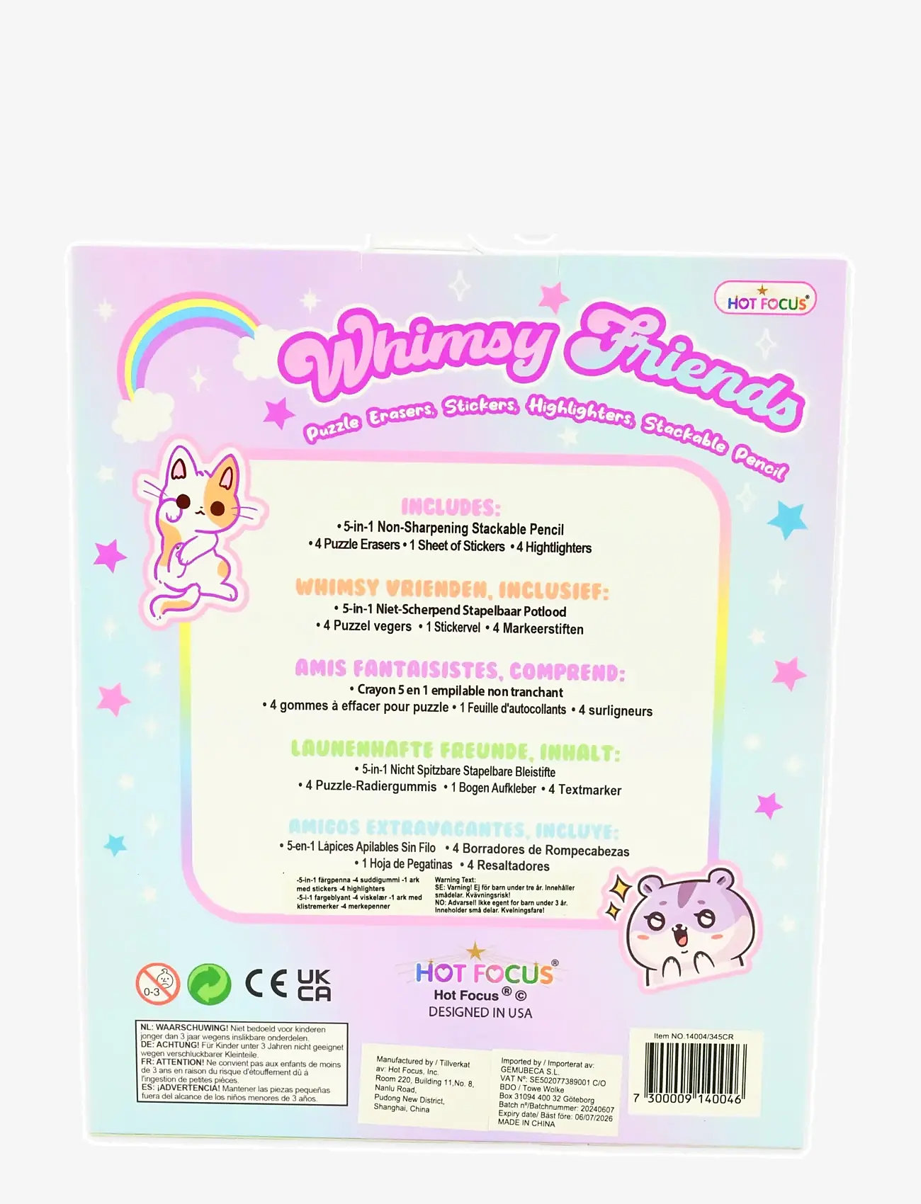 Robetoy - WHIMSY STATIONARY KIT - kreasæt - multicolour - 2
