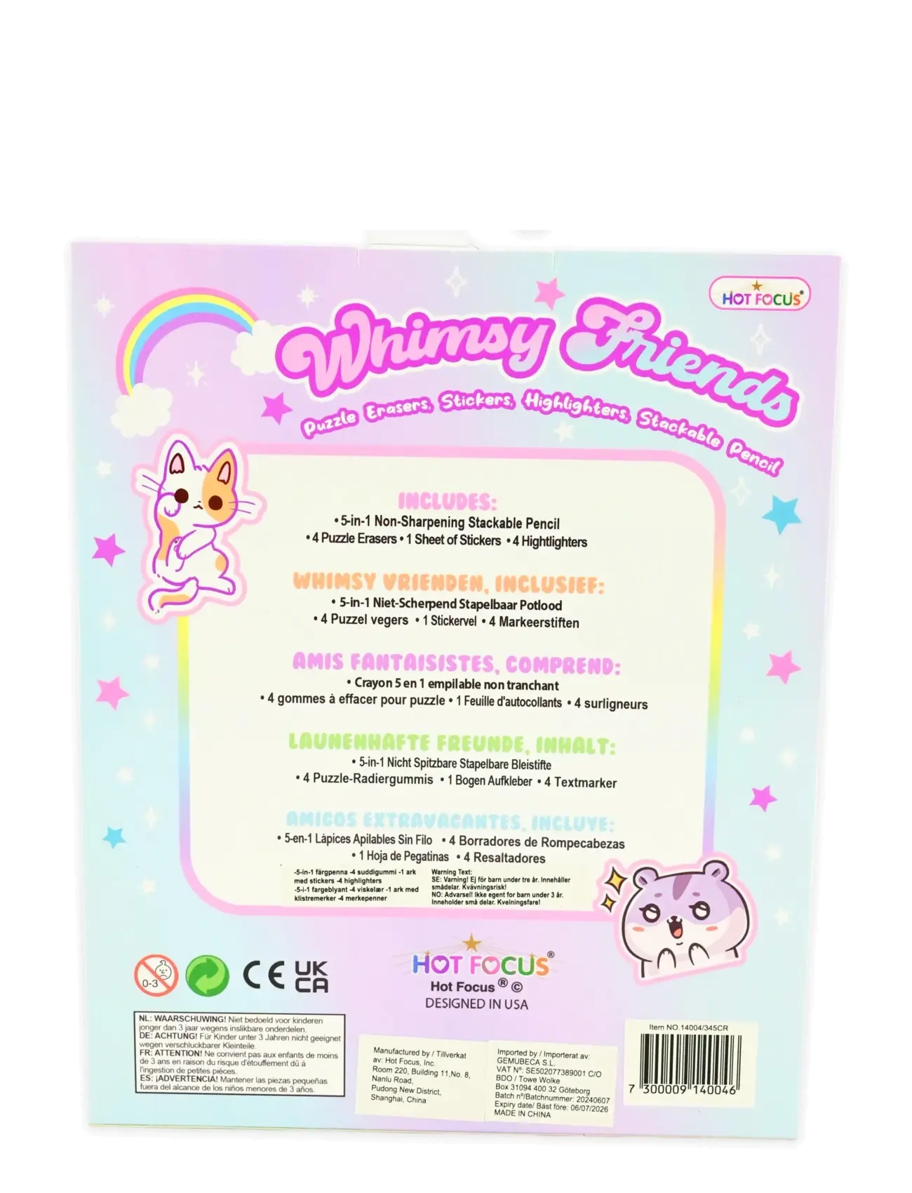 Robetoy - WHIMSY STATIONARY KIT - pysselset - multicolour - 2