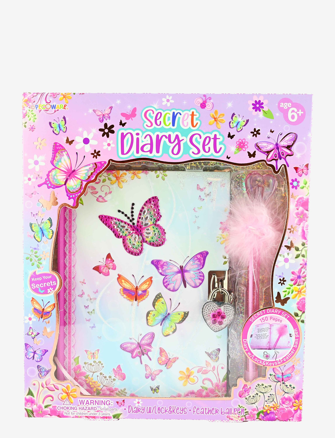 Robetoy - DIARY SET w FEATHER PEN - kalendere & notesbøger - multicoloured - 0