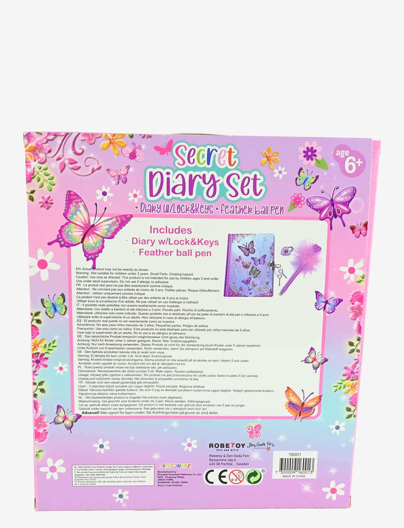 Robetoy - DIARY SET w FEATHER PEN - kalendere & notesbøger - multicoloured - 1