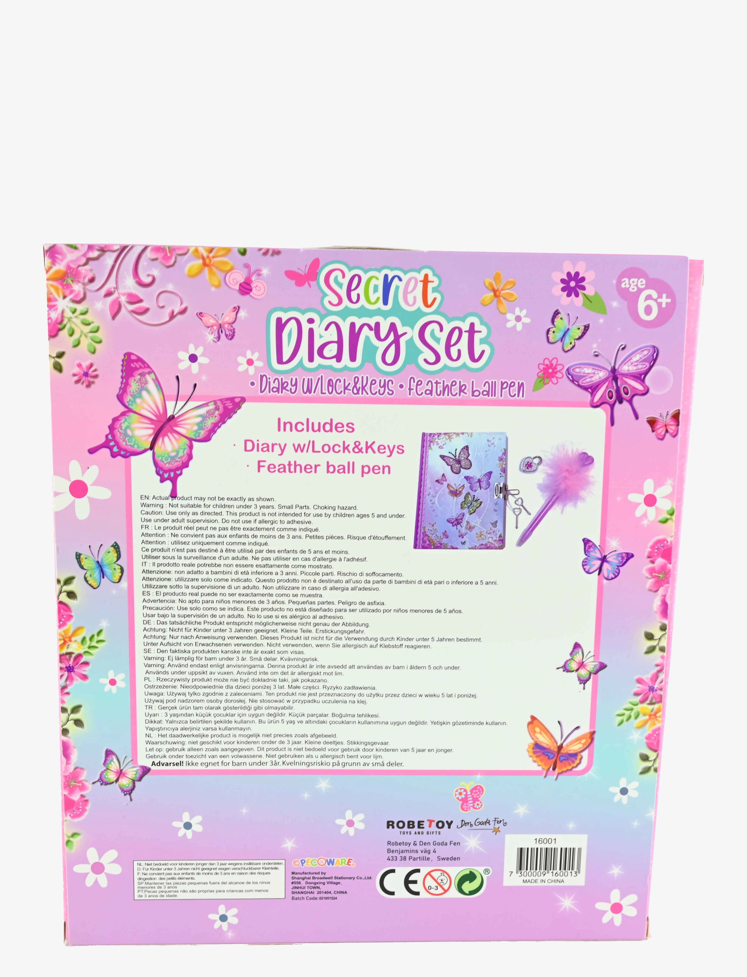 Robetoy - DIARY SET w FEATHER PEN - calendars & notebooks - multicoloured - 1